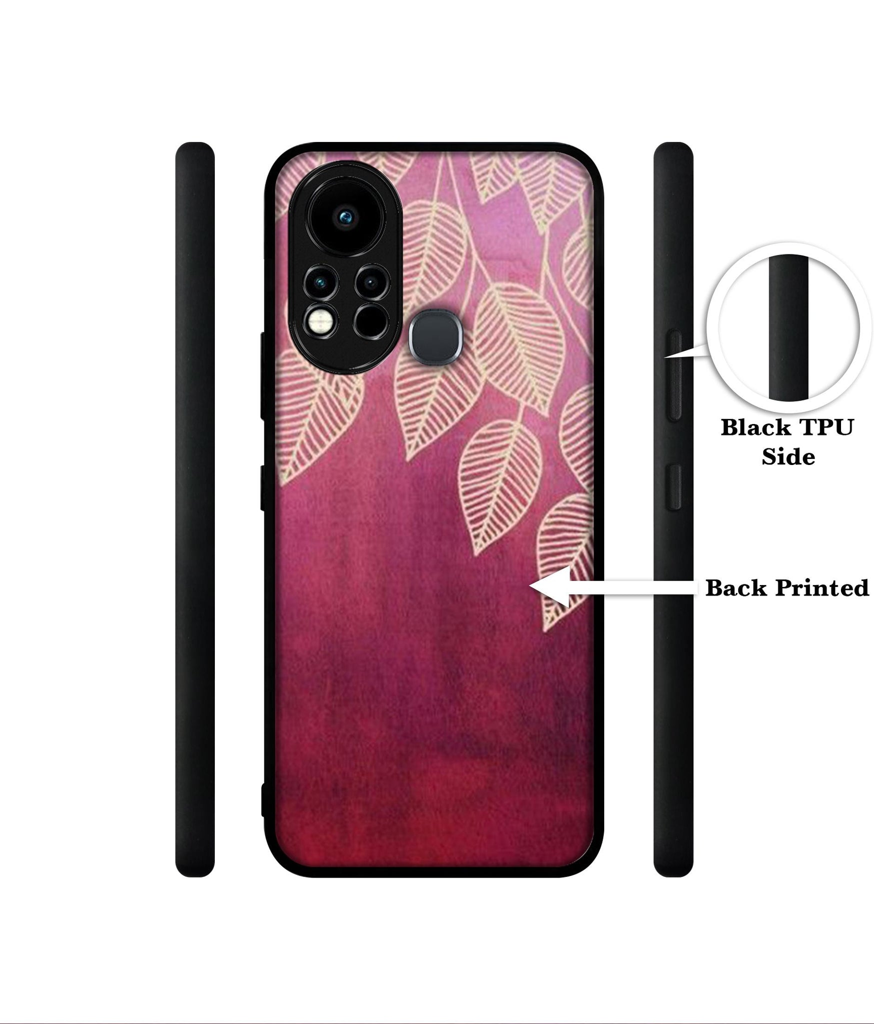 Leaf Pattern Designer 2D Printed Back Case Cover for Infinix Note 11s 4G / Note 11 Pro 4G
