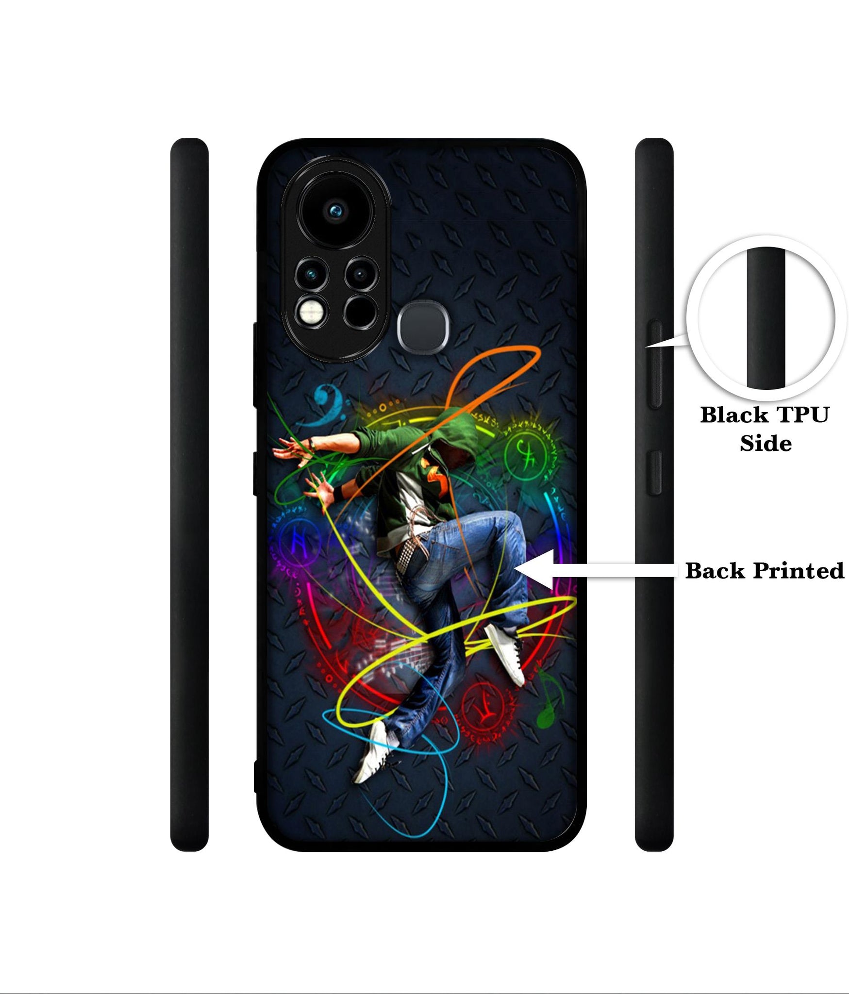 Boy With Music Designer 2D Printed Back Case Cover for Infinix Note 11s 4G / Note 11 Pro 4G