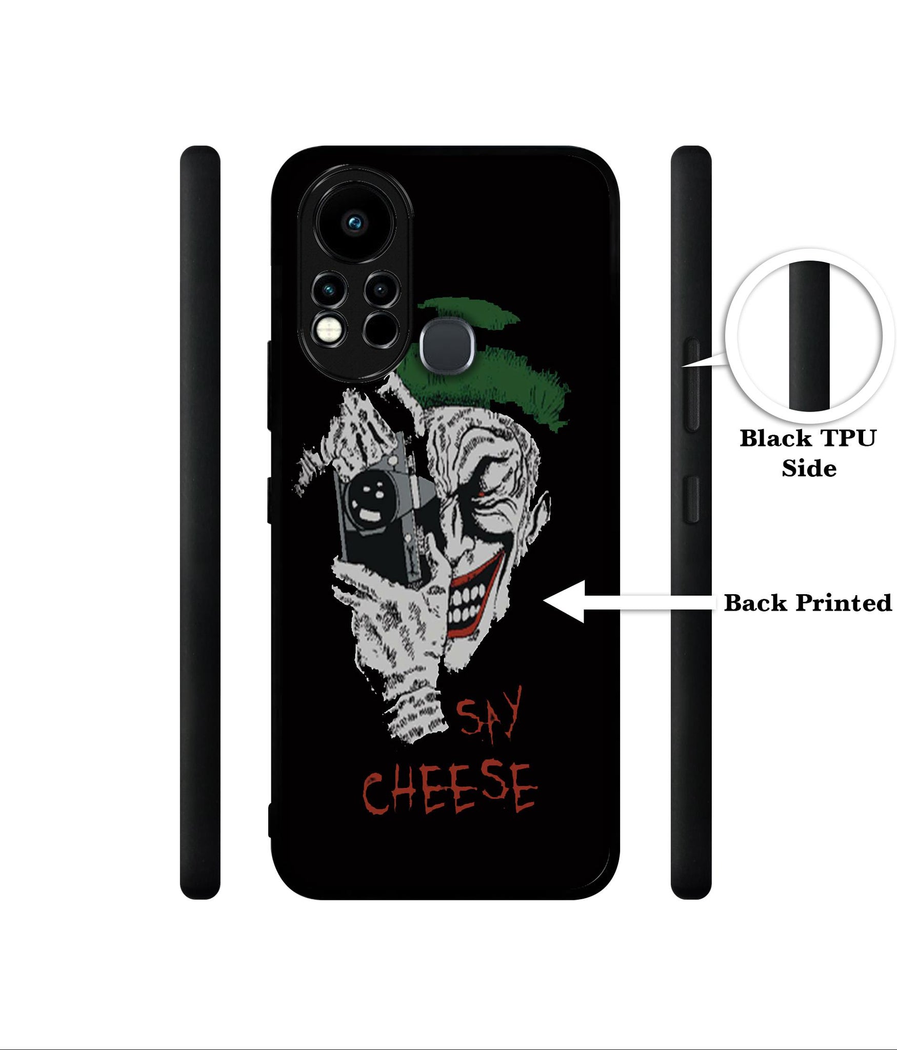 Joker Say Cheese Designer 2D Printed Back Case Cover for Infinix Note 11s 4G / Note 11 Pro 4G