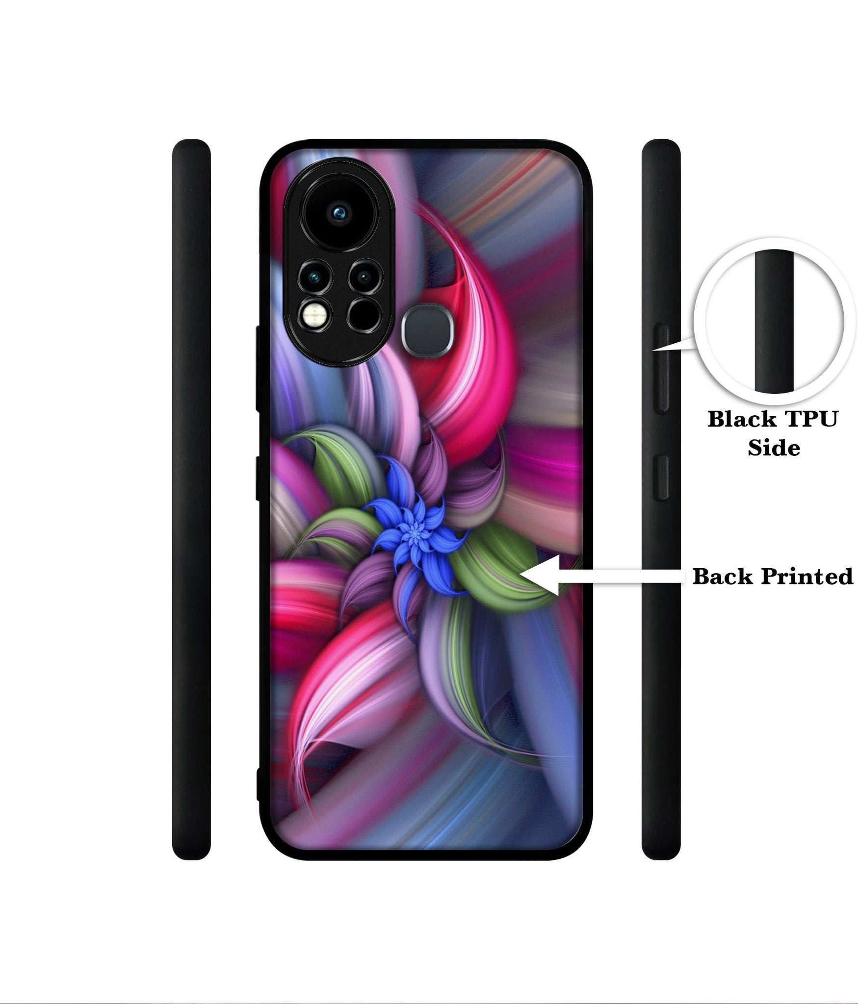 Colorful Flower Designer 2D Printed Back Case Cover for Infinix Note 11s 4G / Note 11 Pro 4G