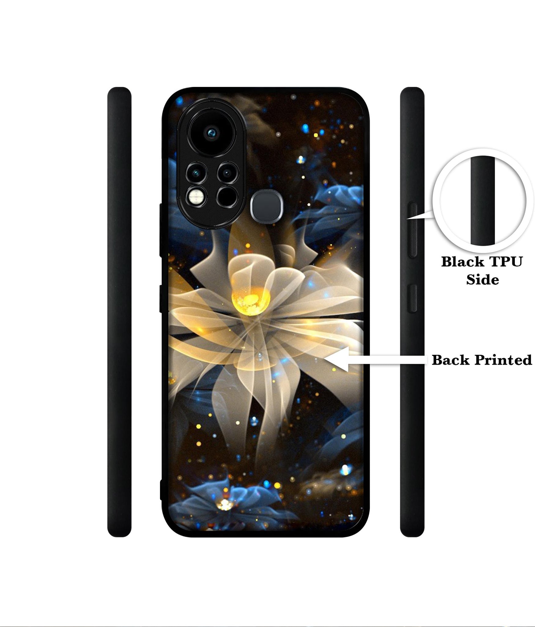 Art Flower Designer 2D Printed Back Case Cover for Infinix Note 11s 4G / Note 11 Pro 4G