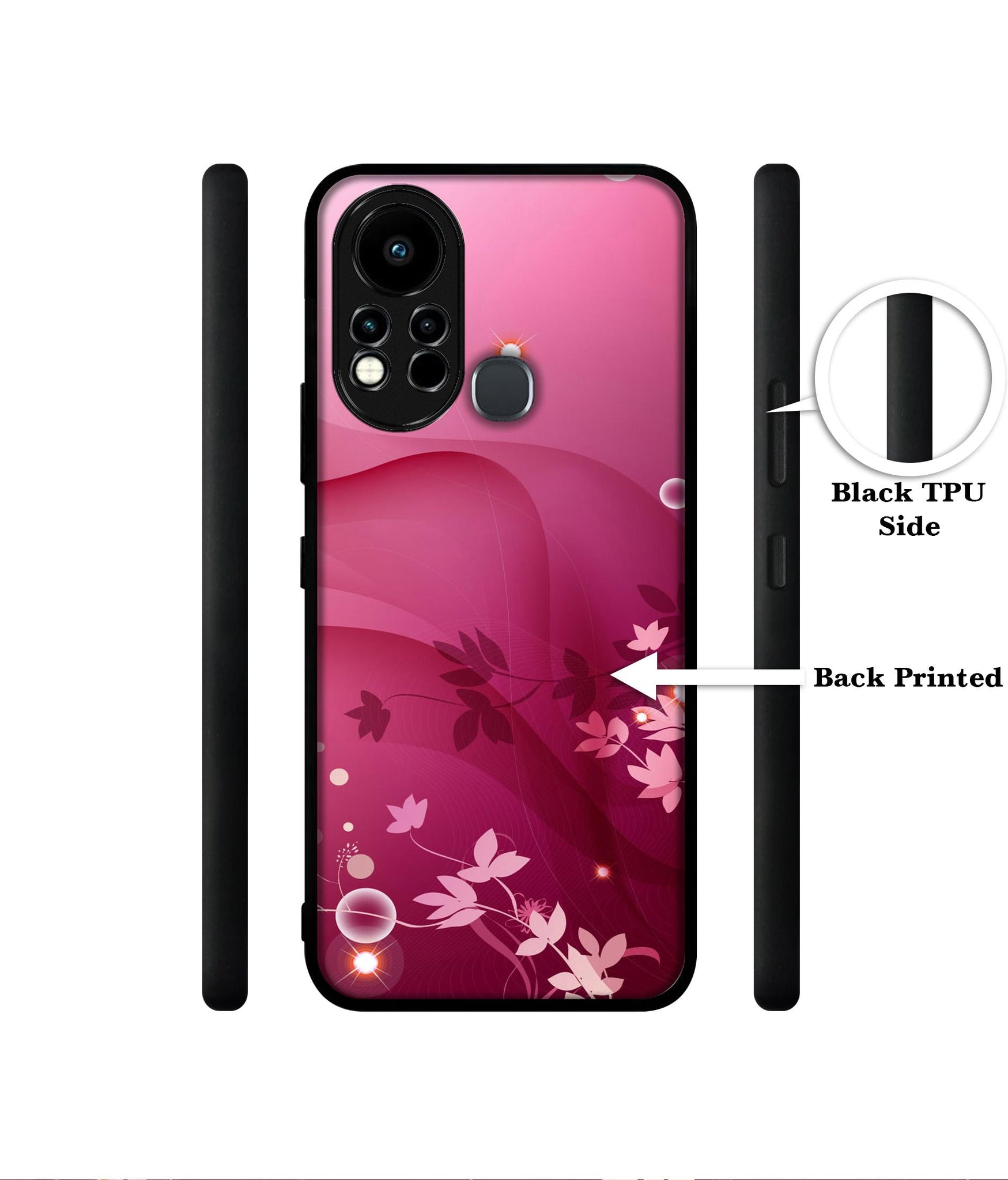 Pink Abstract Designer 2D Printed Back Case Cover for Infinix Note 11s 4G / Note 11 Pro 4G