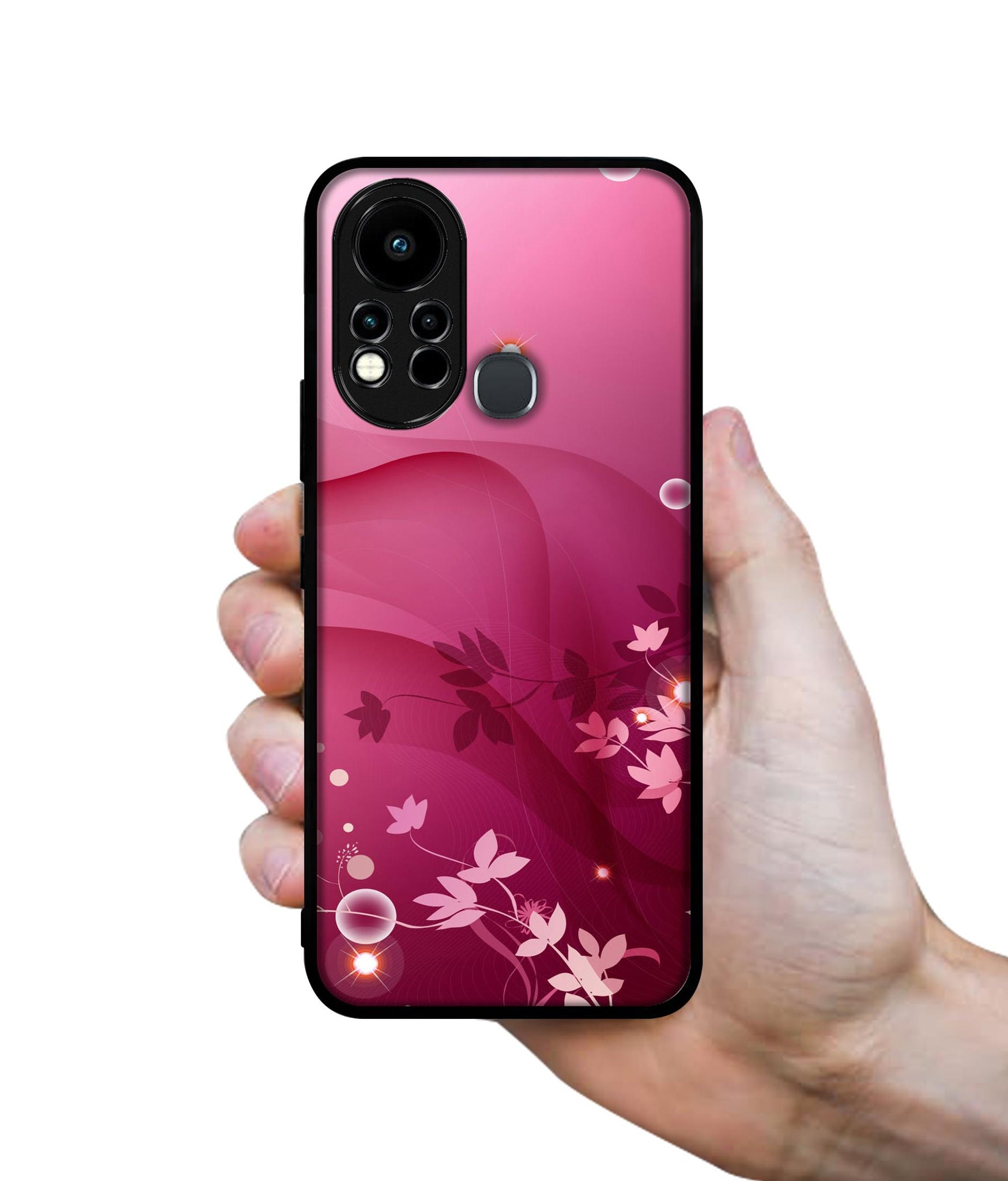 Pink Abstract Designer 2D Printed Back Case Cover for Infinix Note 11s 4G / Note 11 Pro 4G