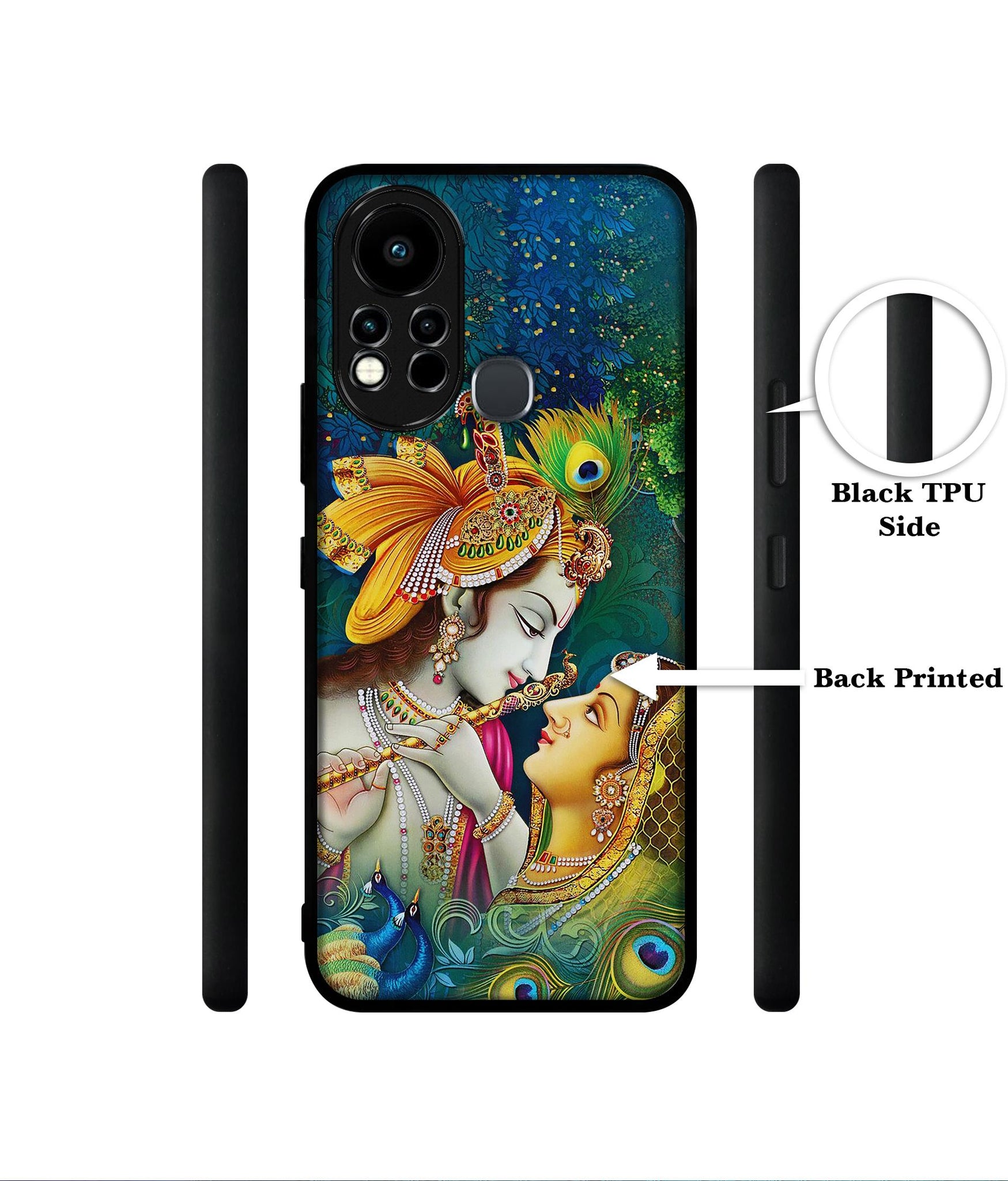 Radha Kishan Love Designer 2D Printed Back Case Cover for Infinix Note 11s 4G / Note 11 Pro 4G