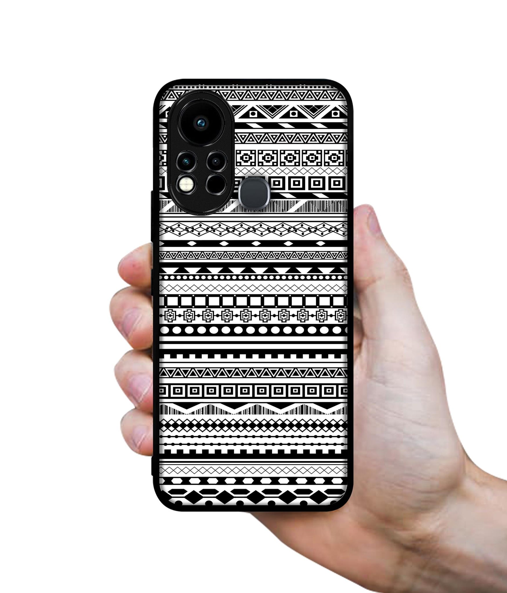 Black & White Patterns Designer 2D Printed Back Case Cover for Infinix Note 11s 4G / Note 11 Pro 4G
