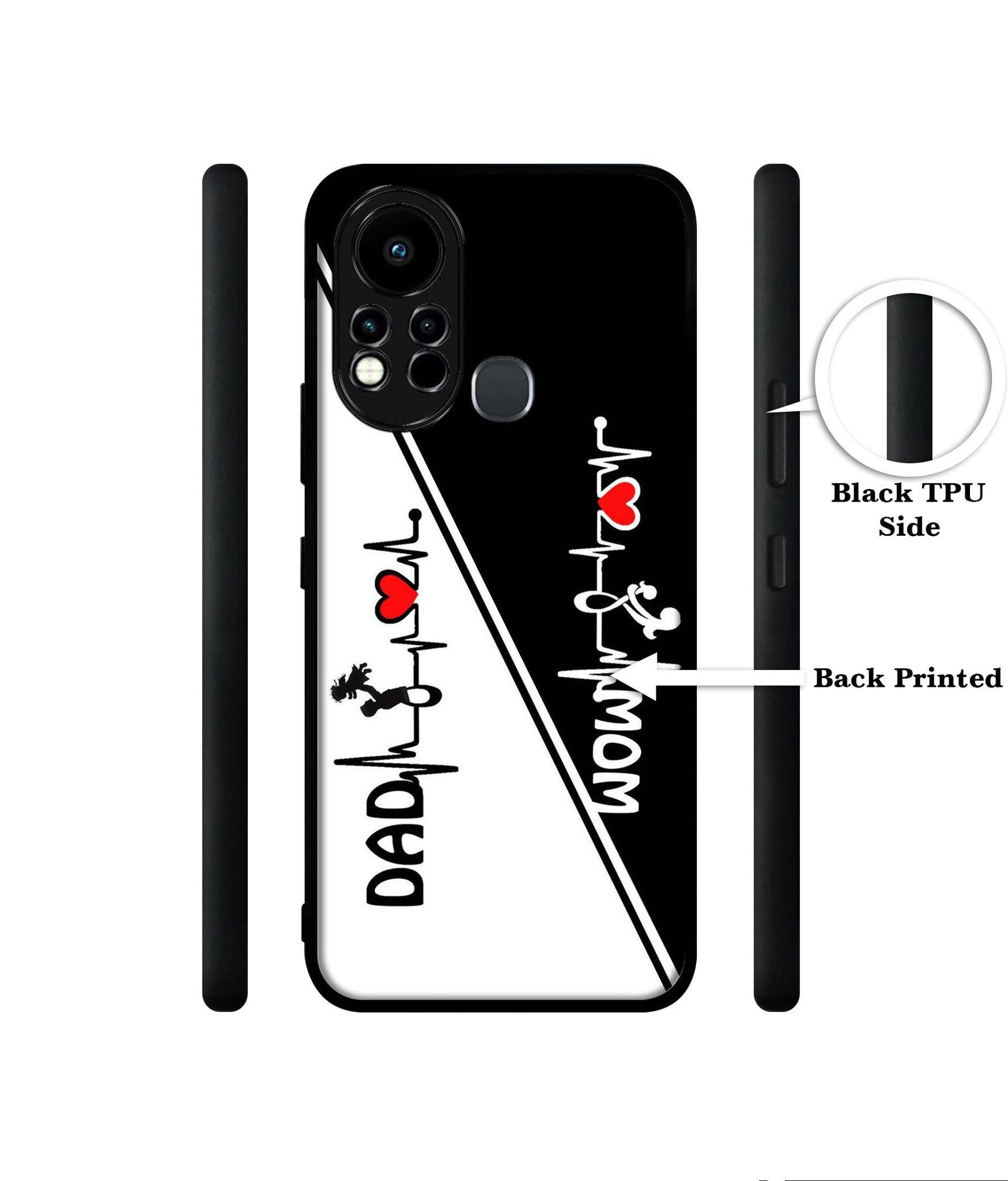 Mom and Dad Lover Designer 2D Printed Back Case Cover for Infinix Note 11s 4G / Note 11 Pro 4G