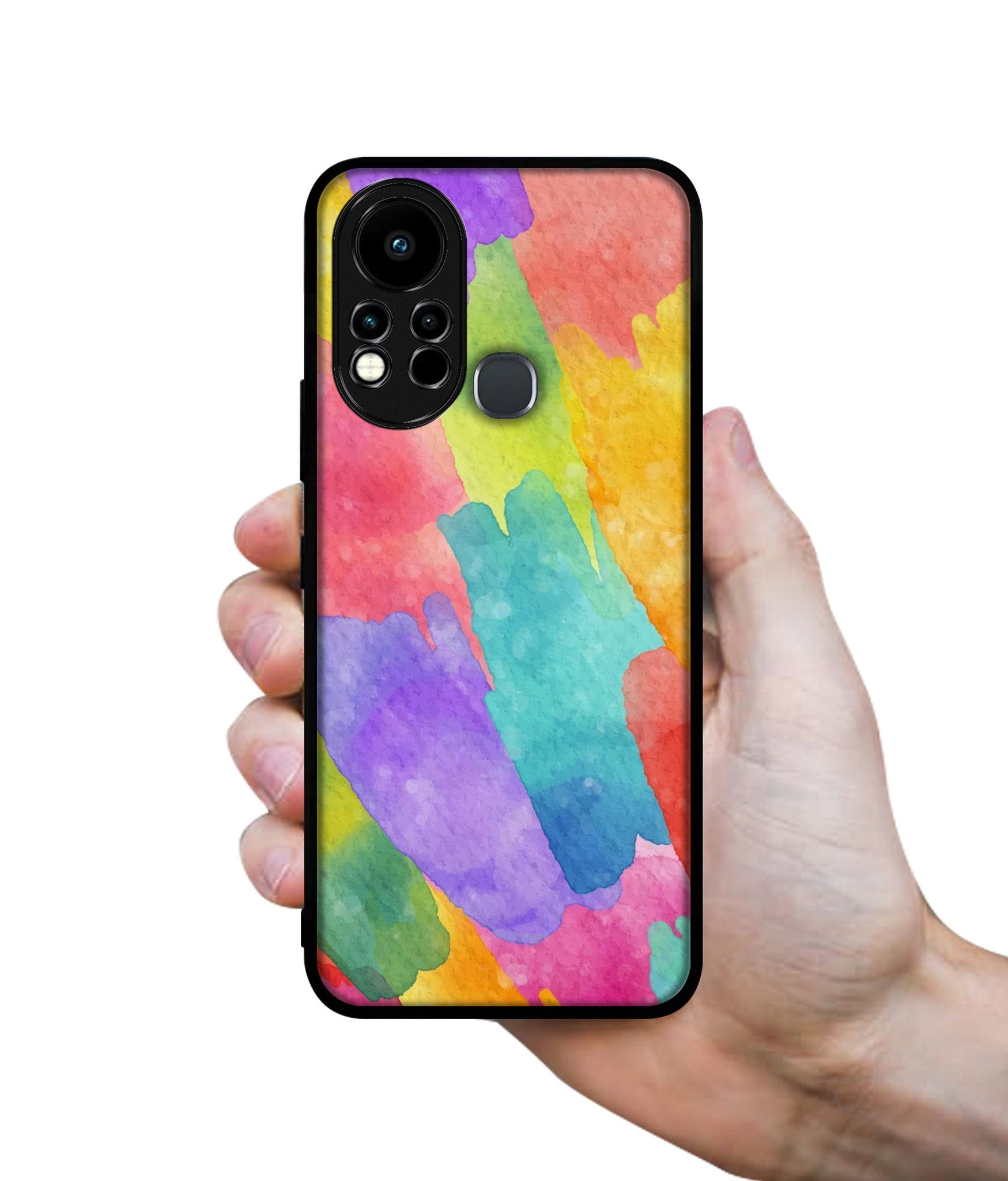 Water Paint Colorful Abstract Designer 2D Printed Back Case Cover for Infinix Note 11s 4G / Note 11 Pro 4G