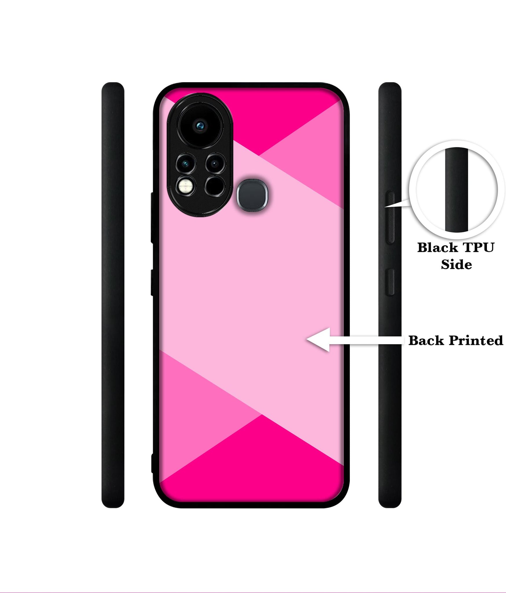 Pink Cross Vector Designer 2D Printed Back Case Cover for Infinix Note 11s 4G / Note 11 Pro 4G