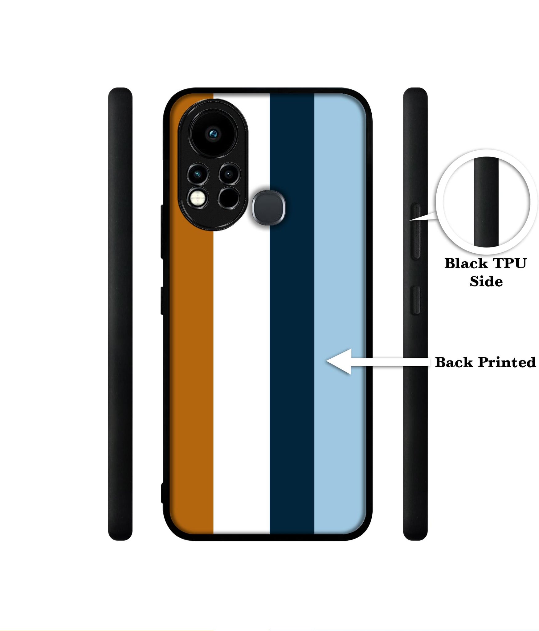 Color Stripes Designer 2D Printed Back Case Cover for Infinix Note 11s 4G / Note 11 Pro 4G