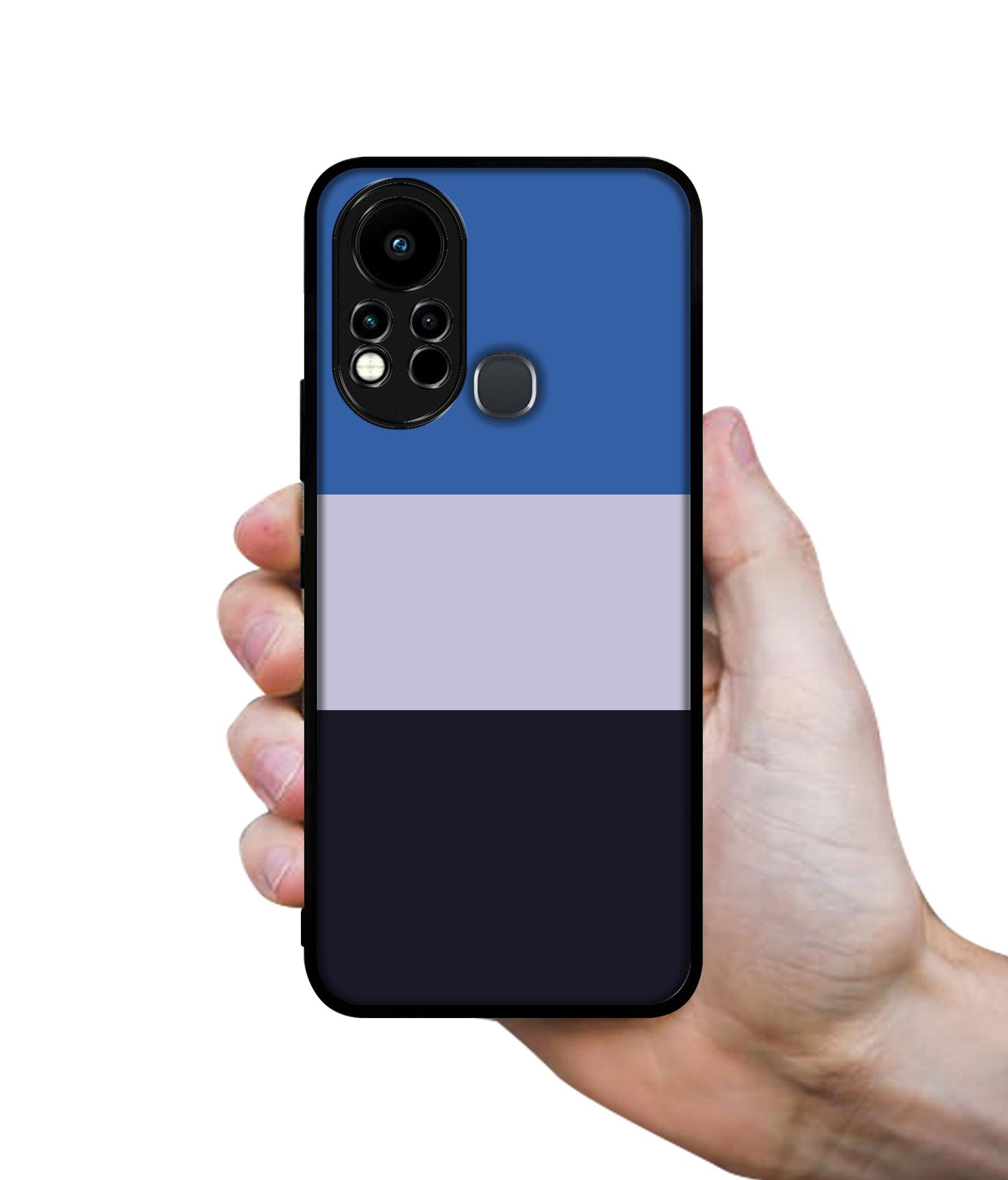 Three Color Stripes Designer 2D Printed Back Case Cover for Infinix Note 11s 4G / Note 11 Pro 4G