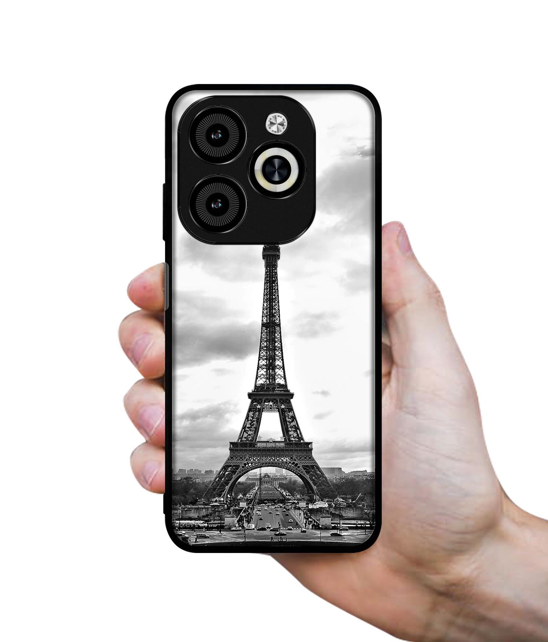 Eiffel Tower Designer 2D Printed Back Case Cover for Infinix Smart 8 / Smart 8 HD / Spark 20 / 20C / Itel P55 4G
