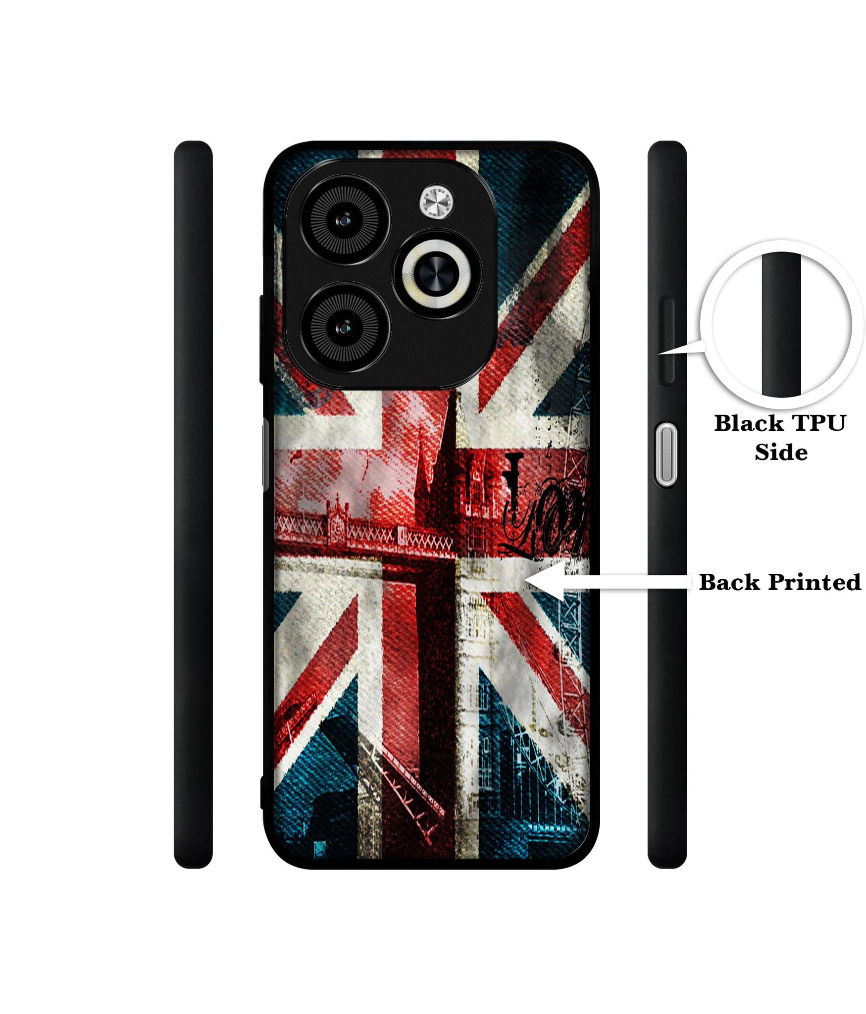 London Flag wallpaper Designer 2D Printed Back Case Cover for Infinix Smart 8 / Smart 8 HD / Spark 20 / 20C / Itel P55 4G