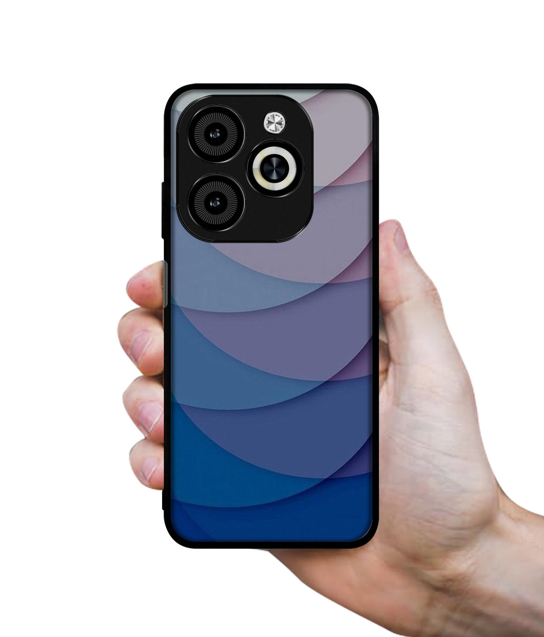 Waves Pattern Print Designer 2D Printed Back Case Cover for Infinix Smart 8 / Smart 8 HD / Spark 20 / 20C / Itel P55 4G