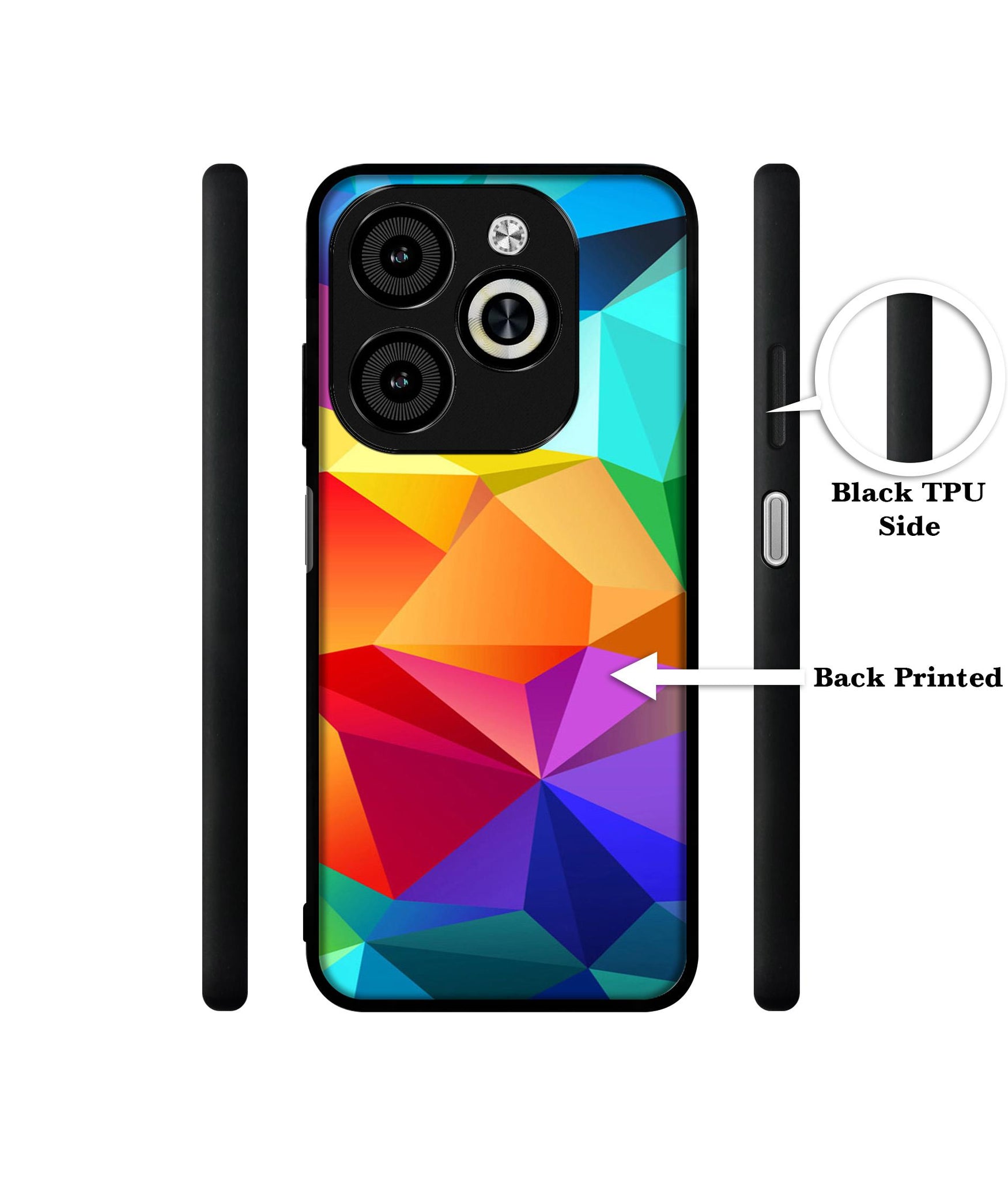 Colorful Pattern Designer 2D Printed Back Case Cover for Infinix Smart 8 / Smart 8 HD / Spark 20 / 20C / Itel P55 4G