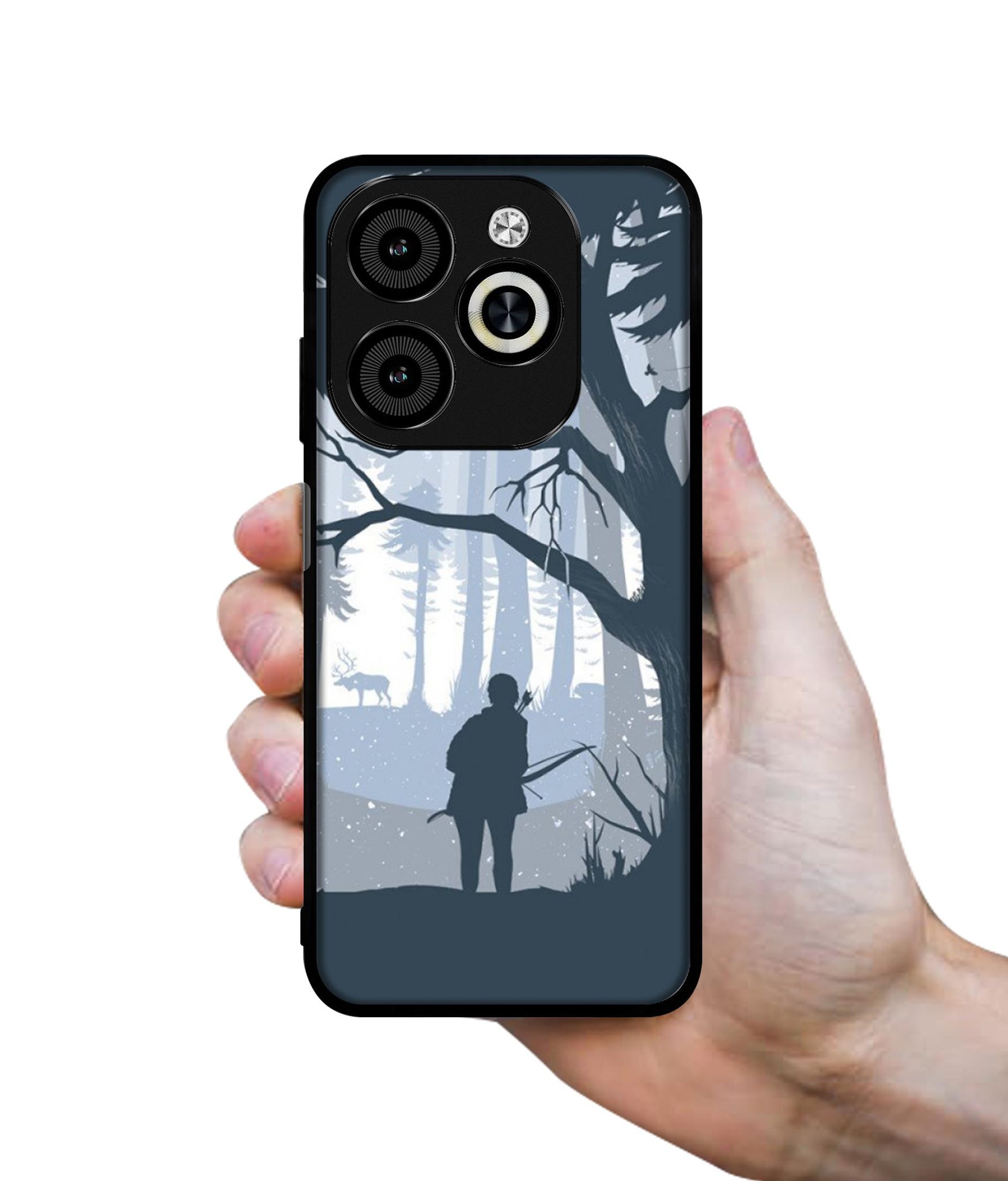 Hunter Designer 2D Printed Back Case Cover for Infinix Smart 8 / Smart 8 HD / Spark 20 / 20C / Itel P55 4G