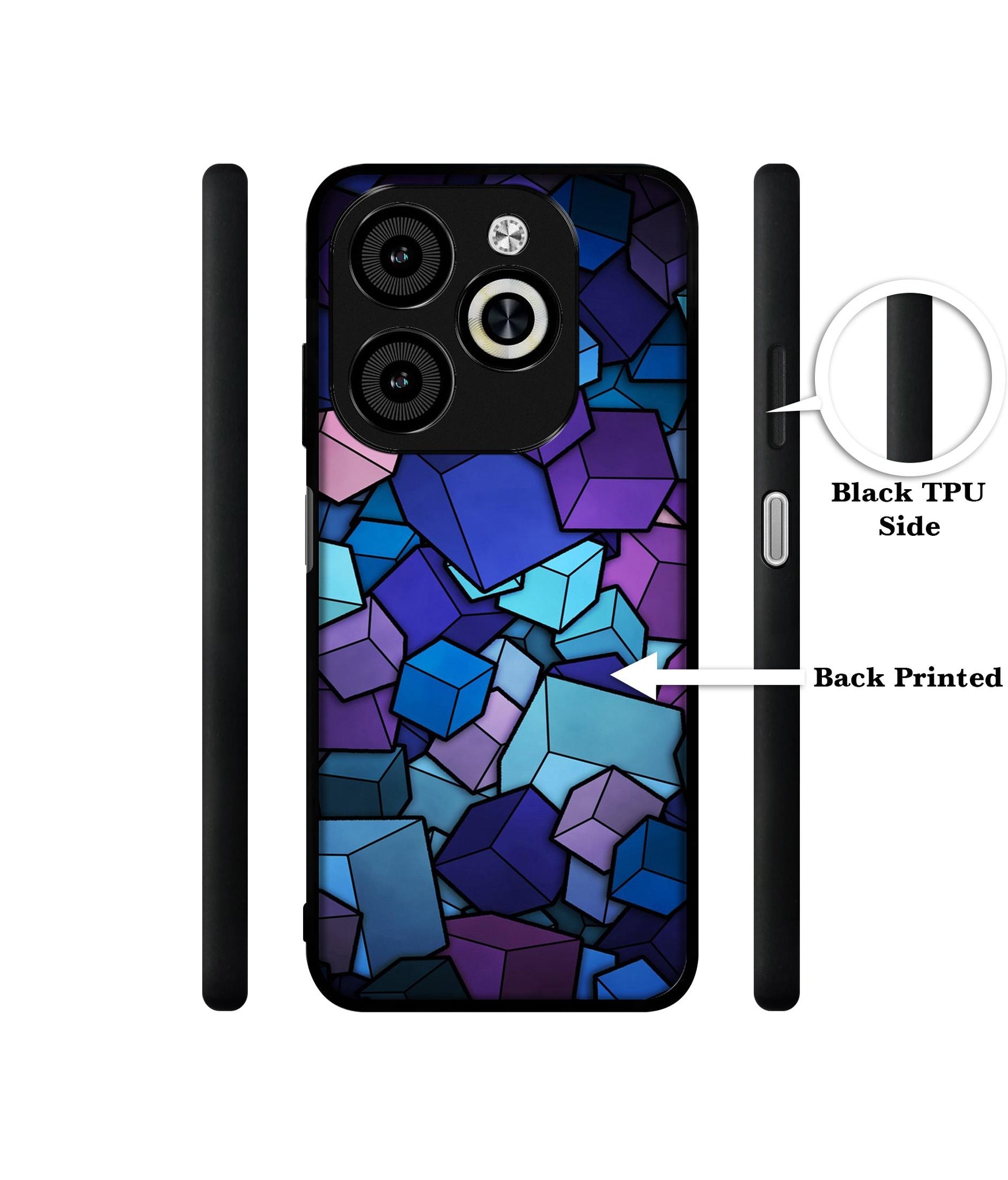 Color Box Designer 2D Printed Back Case Cover for Infinix Smart 8 / Smart 8 HD / Spark 20 / 20C / Itel P55 4G