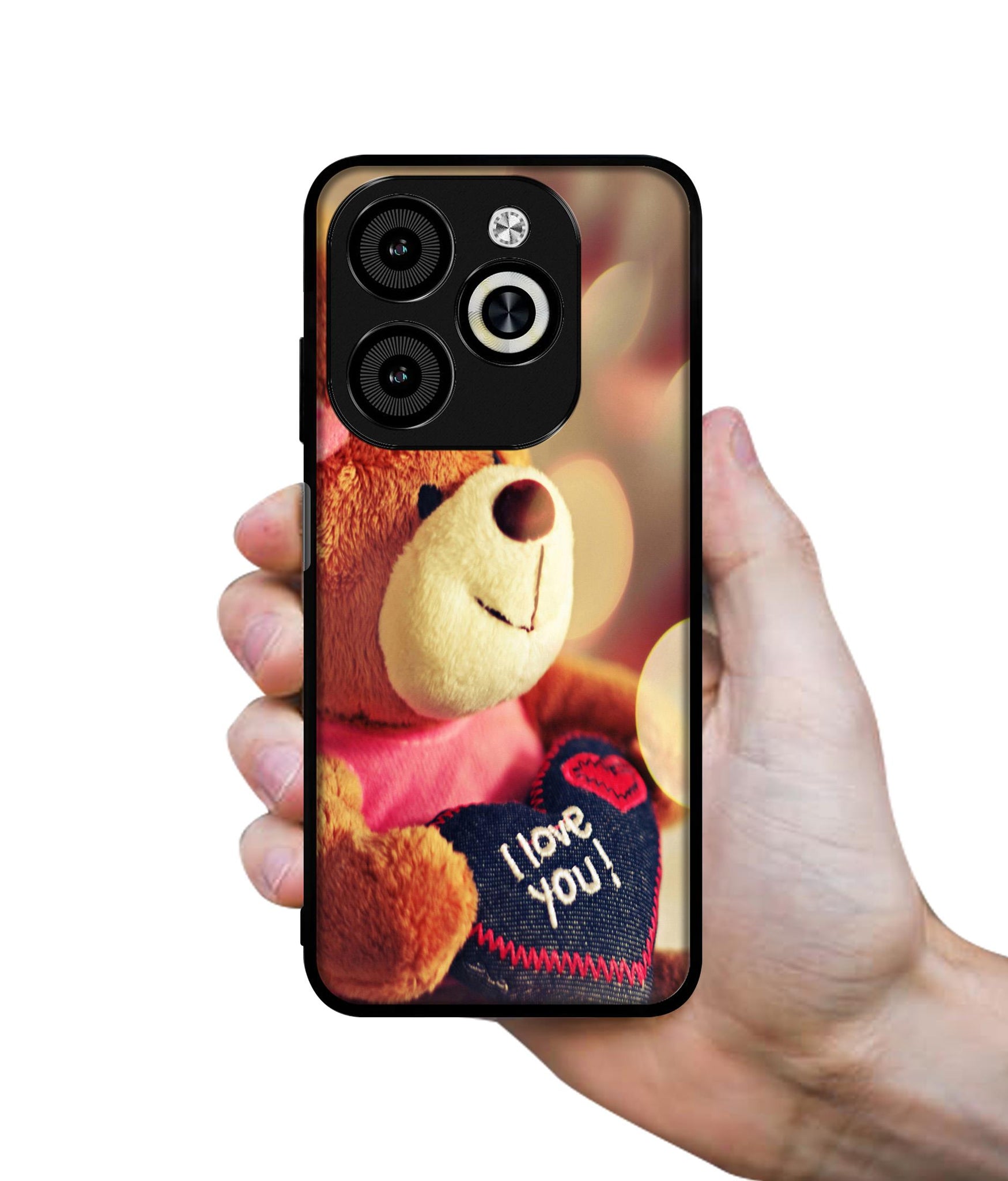 Teddy Bear Designer 2D Printed Back Case Cover for Infinix Smart 8 / Smart 8 HD / Spark 20 / 20C / Itel P55 4G