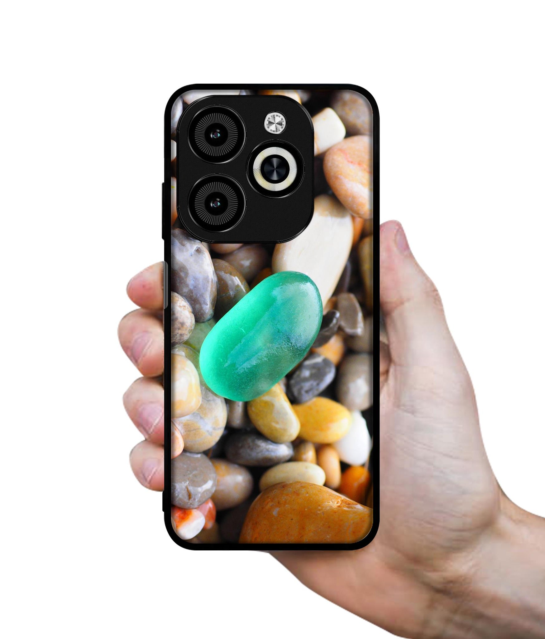 Sea Stones Designer 2D Printed Back Case Cover for Infinix Smart 8 / Smart 8 HD / Spark 20 / 20C / Itel P55 4G