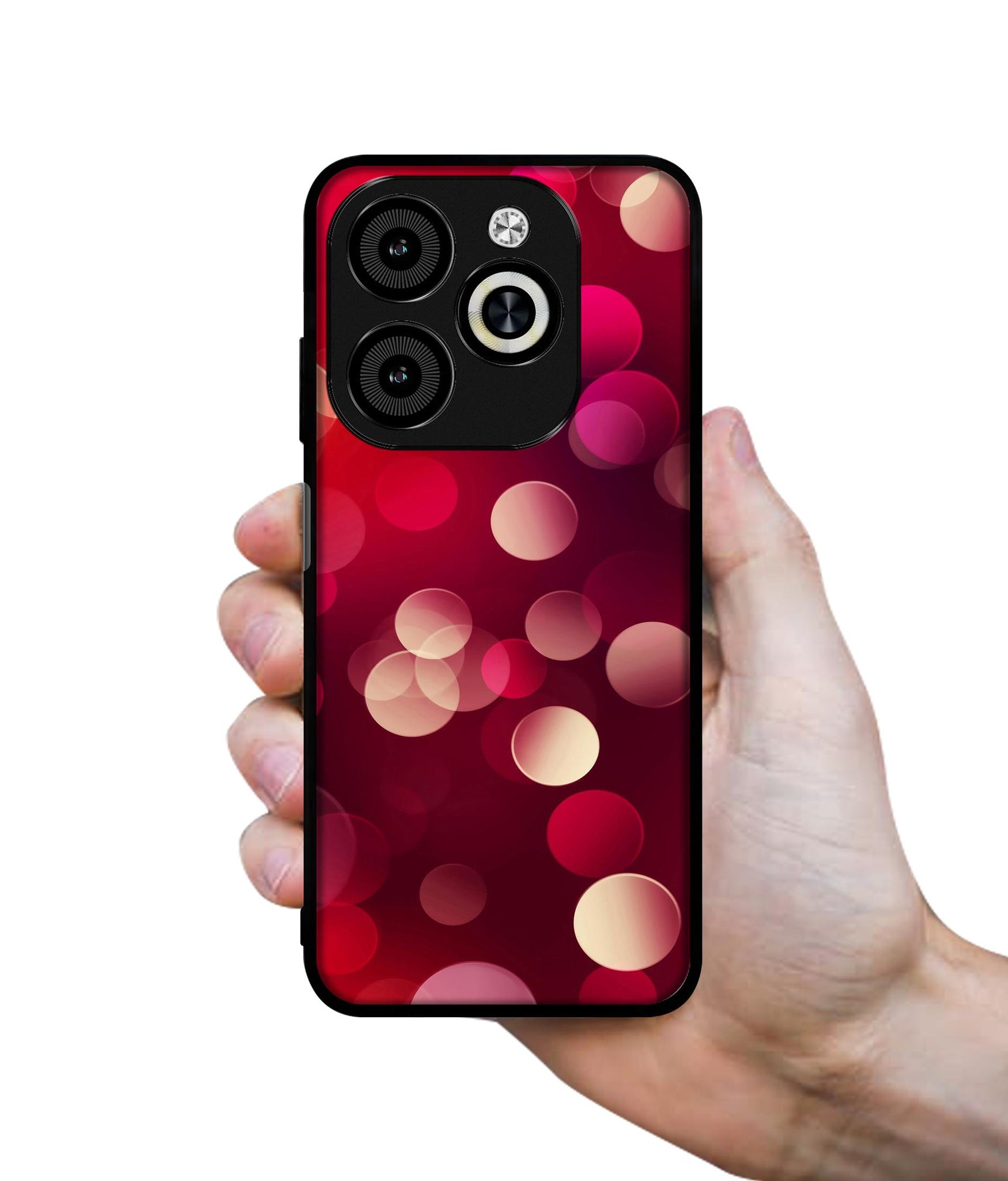 3D Circles Designer 2D Printed Back Case Cover for Infinix Smart 8 / Smart 8 HD / Spark 20 / 20C / Itel P55 4G