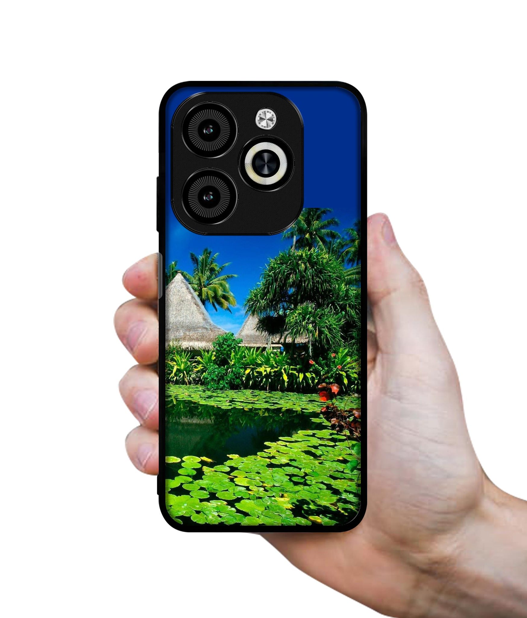 Tropics Water Designer 2D Printed Back Case Cover for Infinix Smart 8 / Smart 8 HD / Spark 20 / 20C / Itel P55 4G