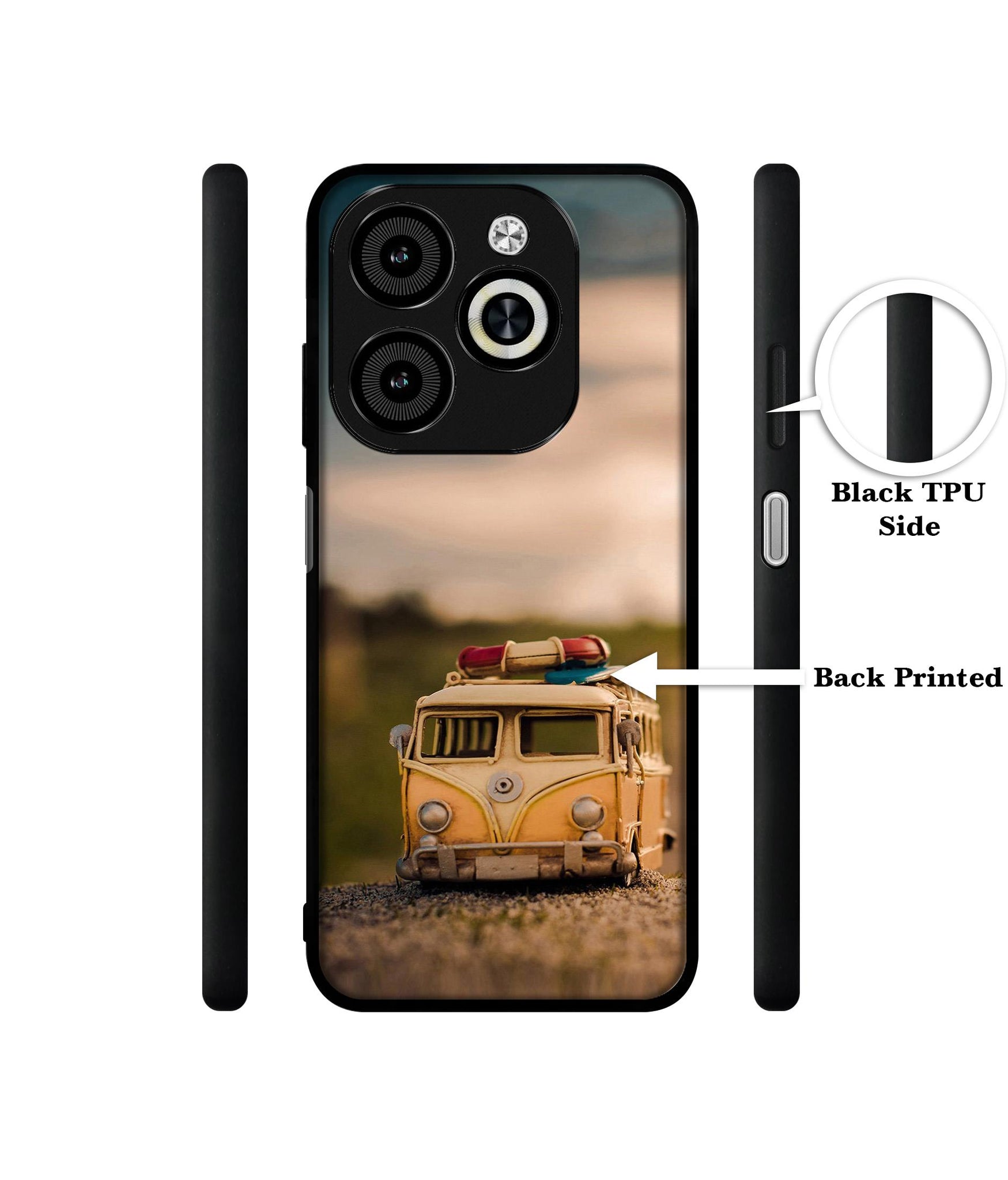 Toy Car Designer 2D Printed Back Case Cover for Infinix Smart 8 / Smart 8 HD / Spark 20 / 20C / Itel P55 4G