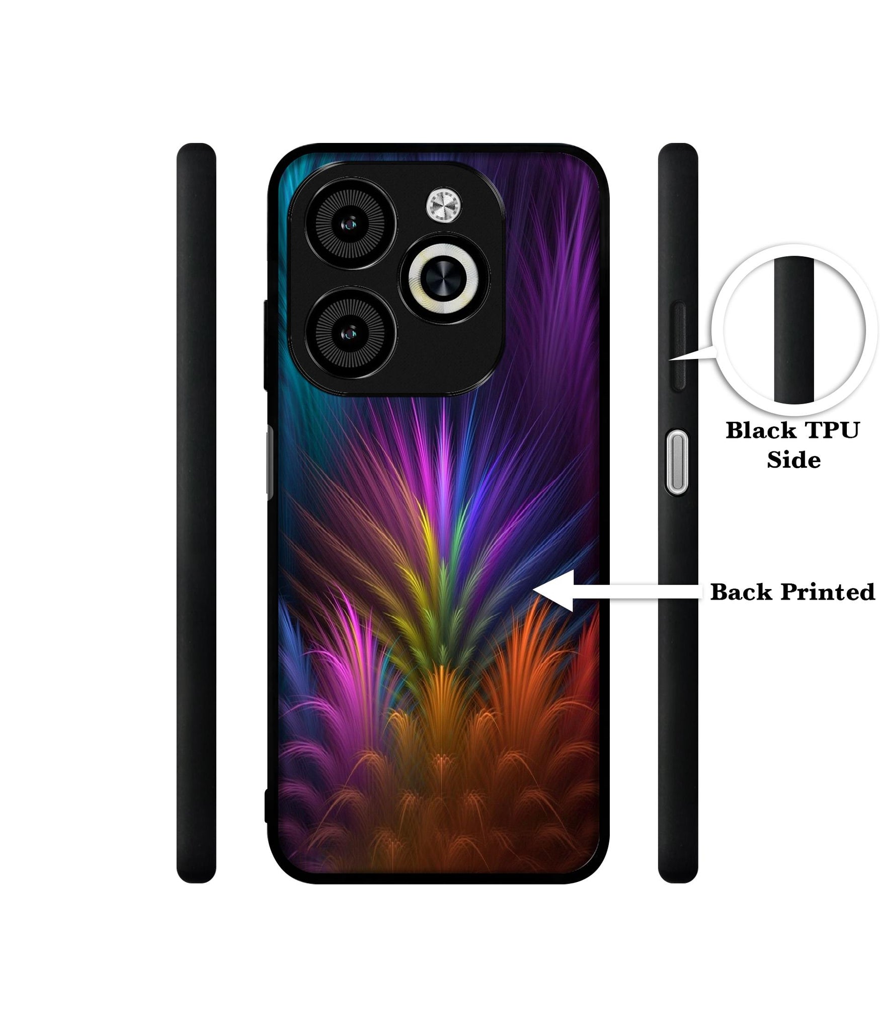 Multicoloured Designer 2D Printed Back Case Cover for Infinix Smart 8 / Smart 8 HD / Spark 20 / 20C / Itel P55 4G
