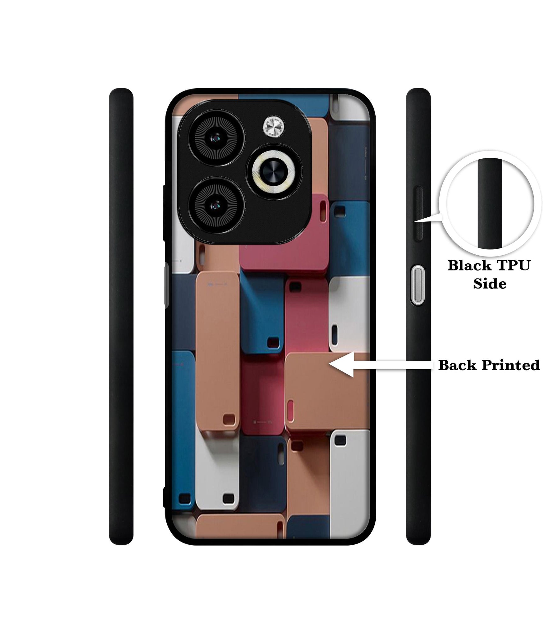 Mobile Cover Designer 2D Printed Back Case Cover for Infinix Smart 8 / Smart 8 HD / Spark 20 / 20C / Itel P55 4G