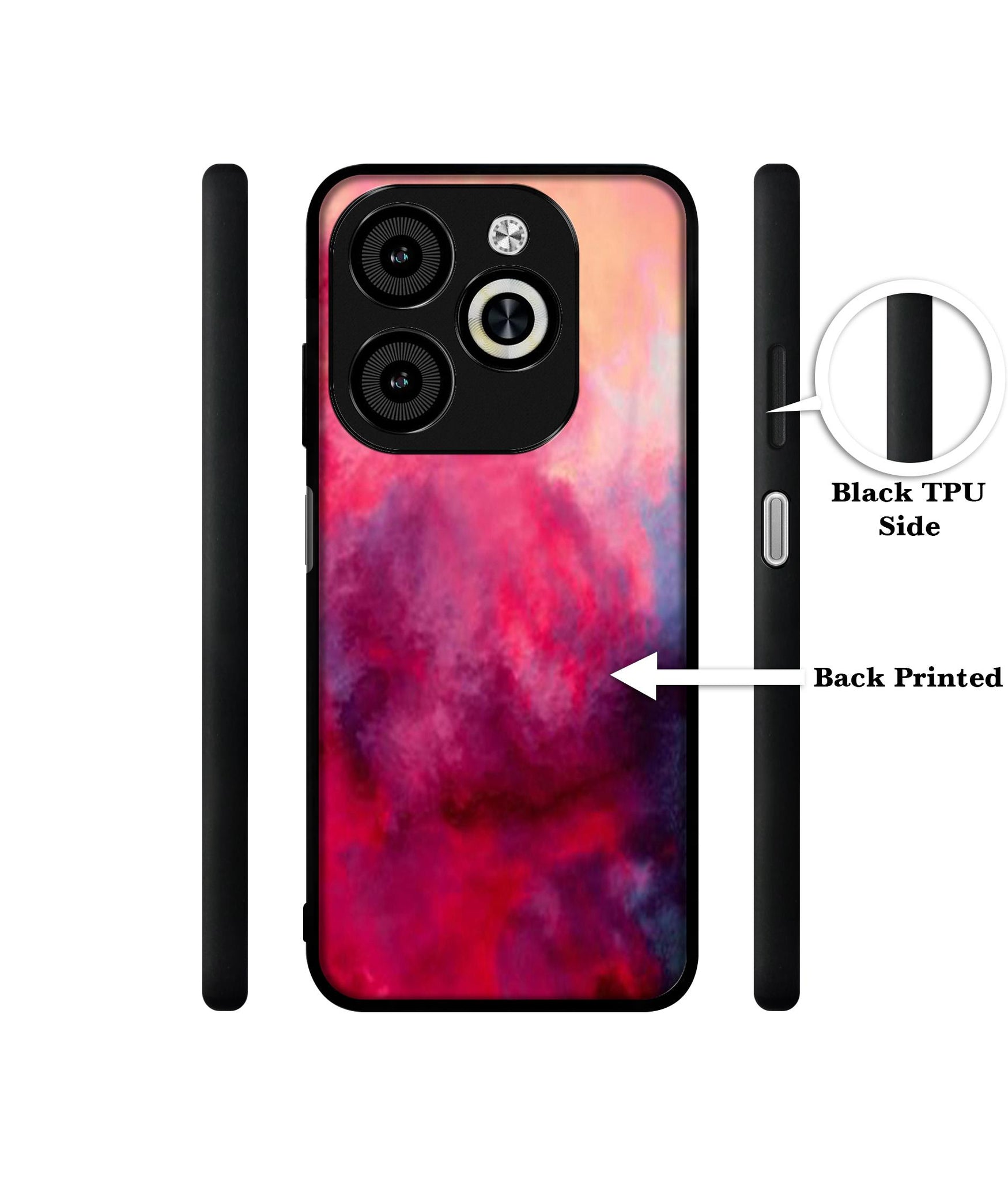 Holi Color Designer 2D Printed Back Case Cover for Infinix Smart 8 / Smart 8 HD / Spark 20 / 20C / Itel P55 4G