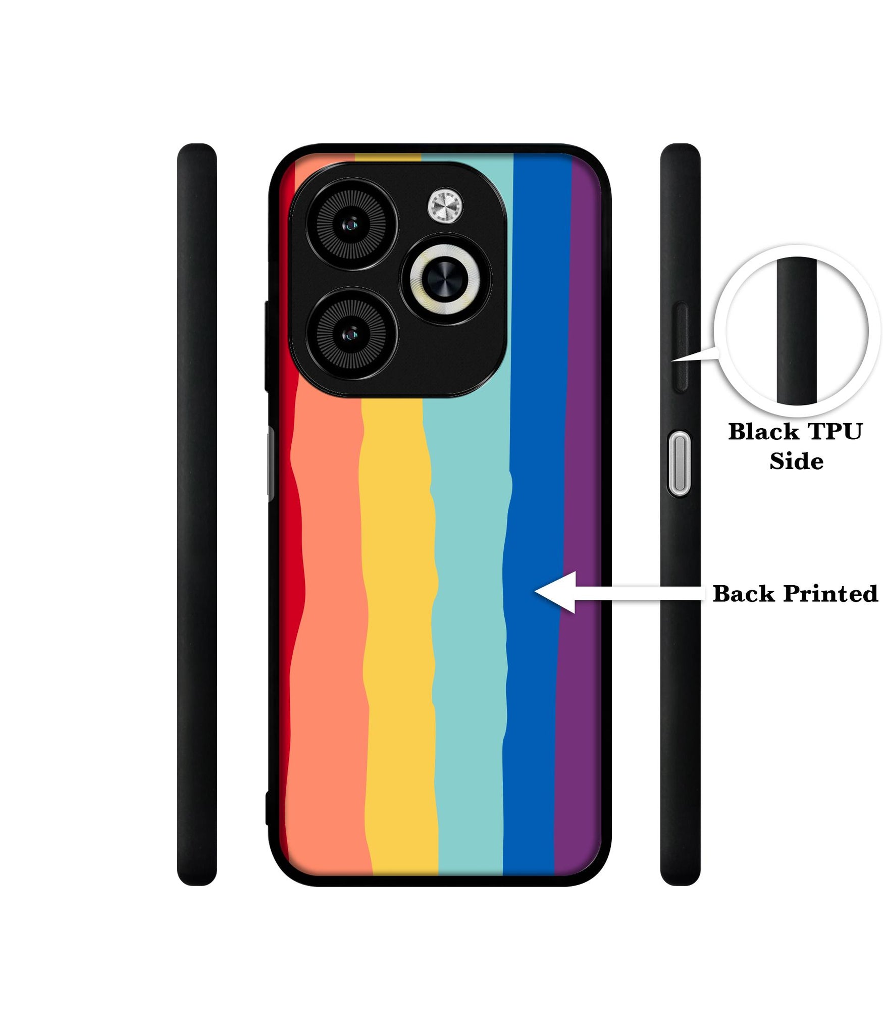 Rainbow Designer 2D Printed Back Case Cover for Infinix Smart 8 / Smart 8 HD / Spark 20 / 20C / Itel P55 4G
