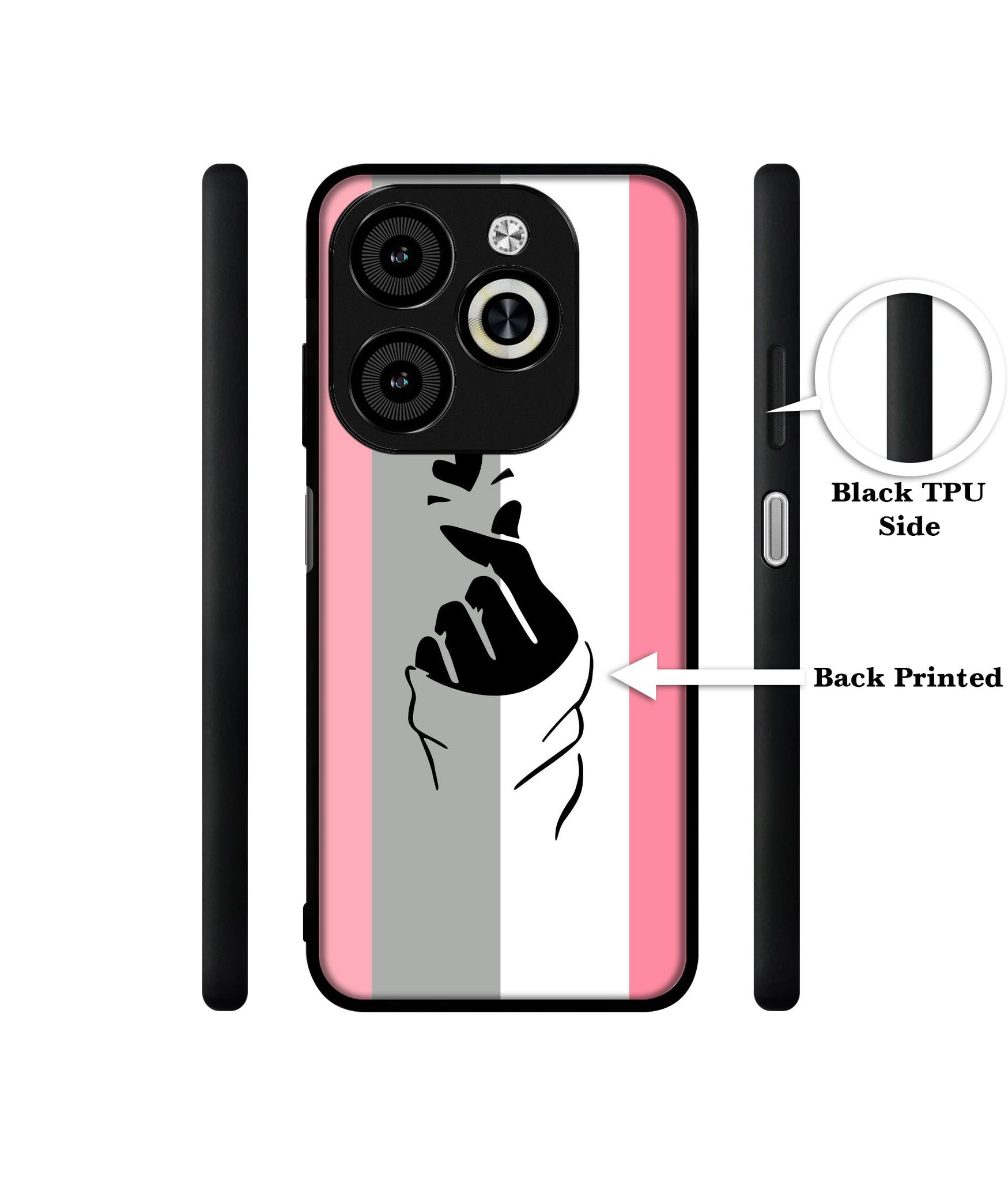 Cute Mini Love Designer 2D Printed Back Case Cover for Infinix Smart 8 / Smart 8 HD / Spark 20 / 20C / Itel P55 4G