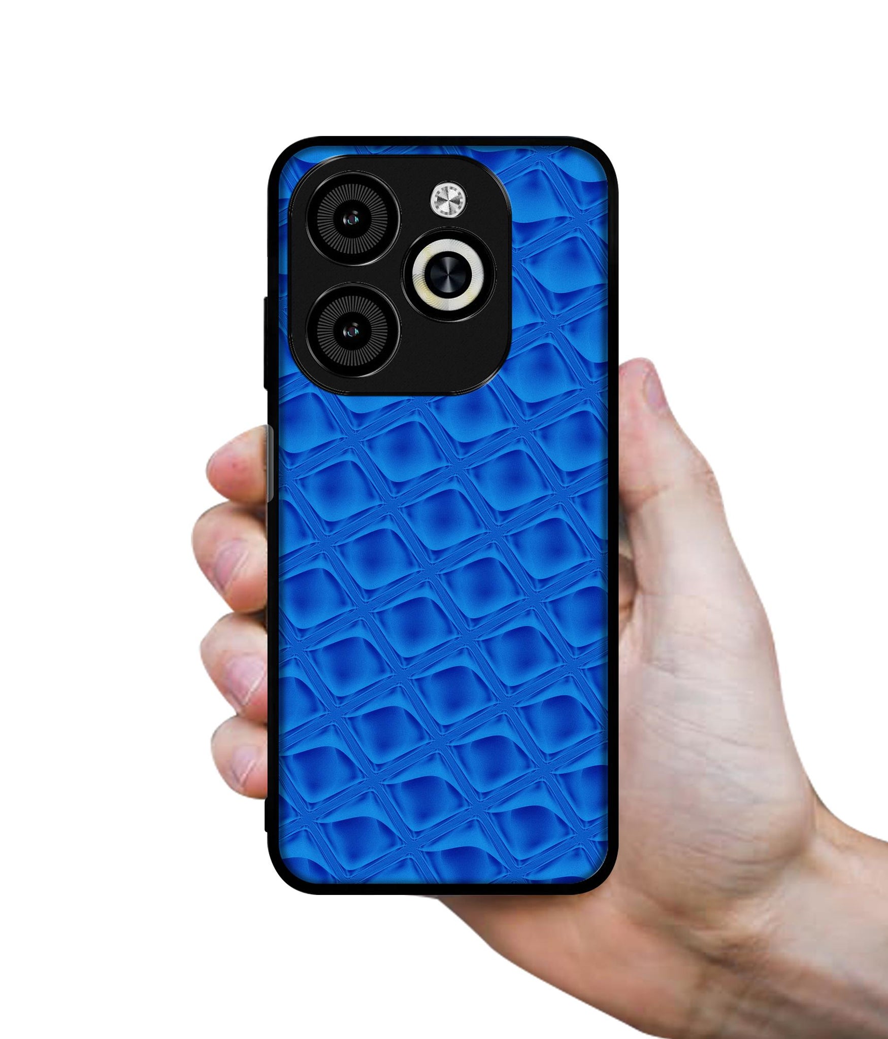 Blue Diamond Designer 2D Printed Back Case Cover for Infinix Smart 8 / Smart 8 HD / Spark 20 / 20C / Itel P55 4G