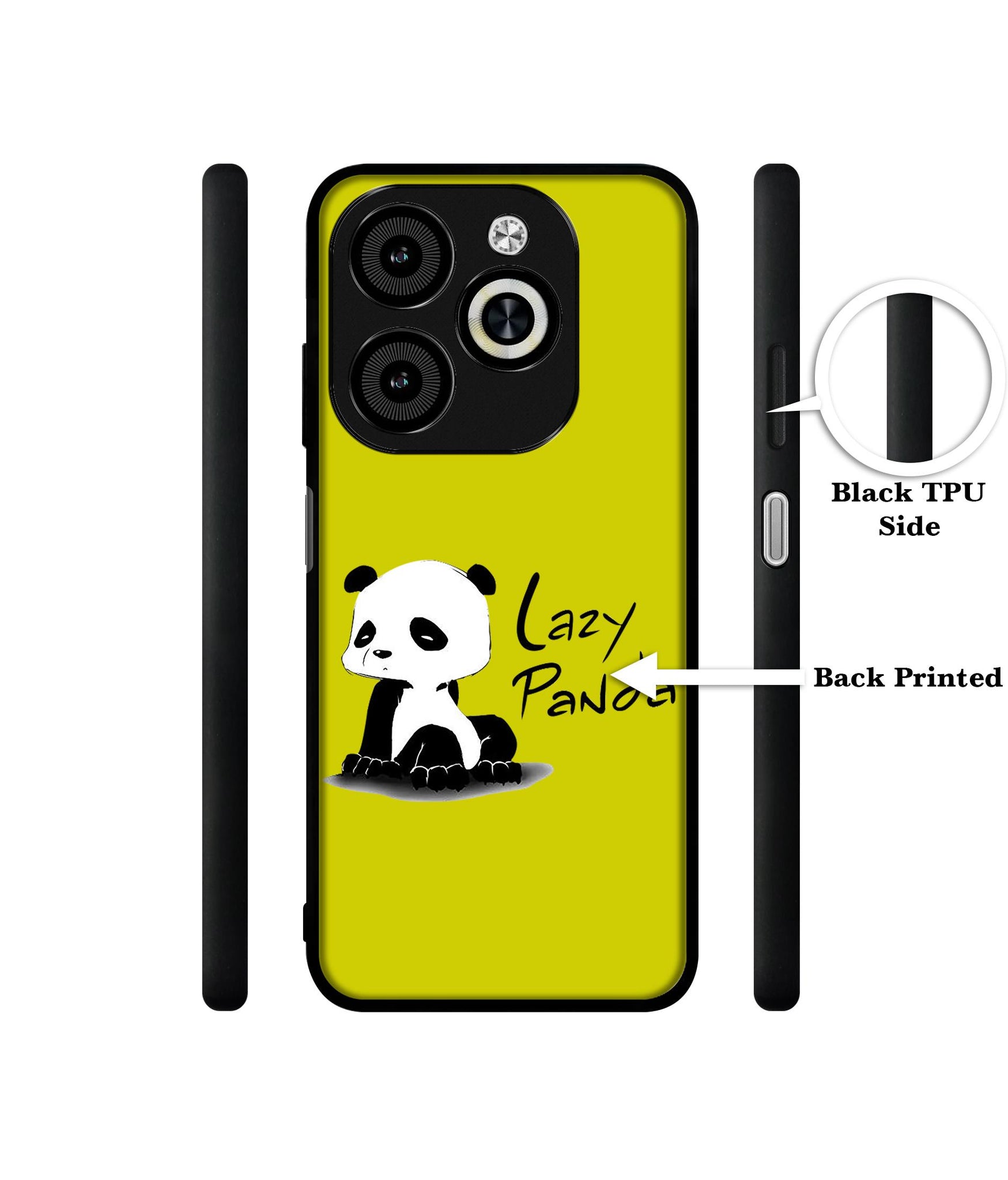Lazy Panda Designer 2D Printed Back Case Cover for Infinix Smart 8 / Smart 8 HD / Spark 20 / 20C / Itel P55 4G