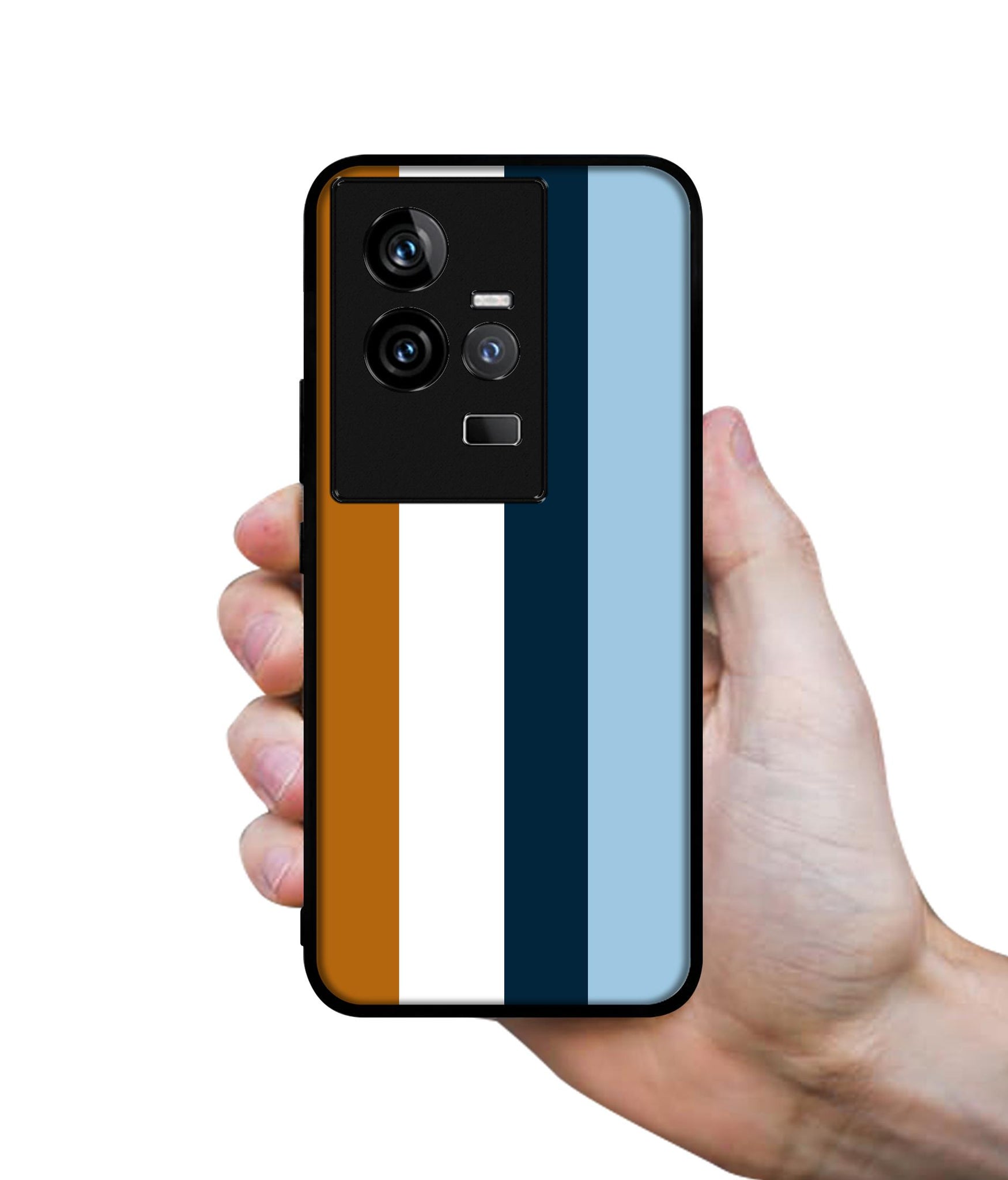 Color Stripes Designer 2D Printed Back Case Cover for iQOO 11 5G