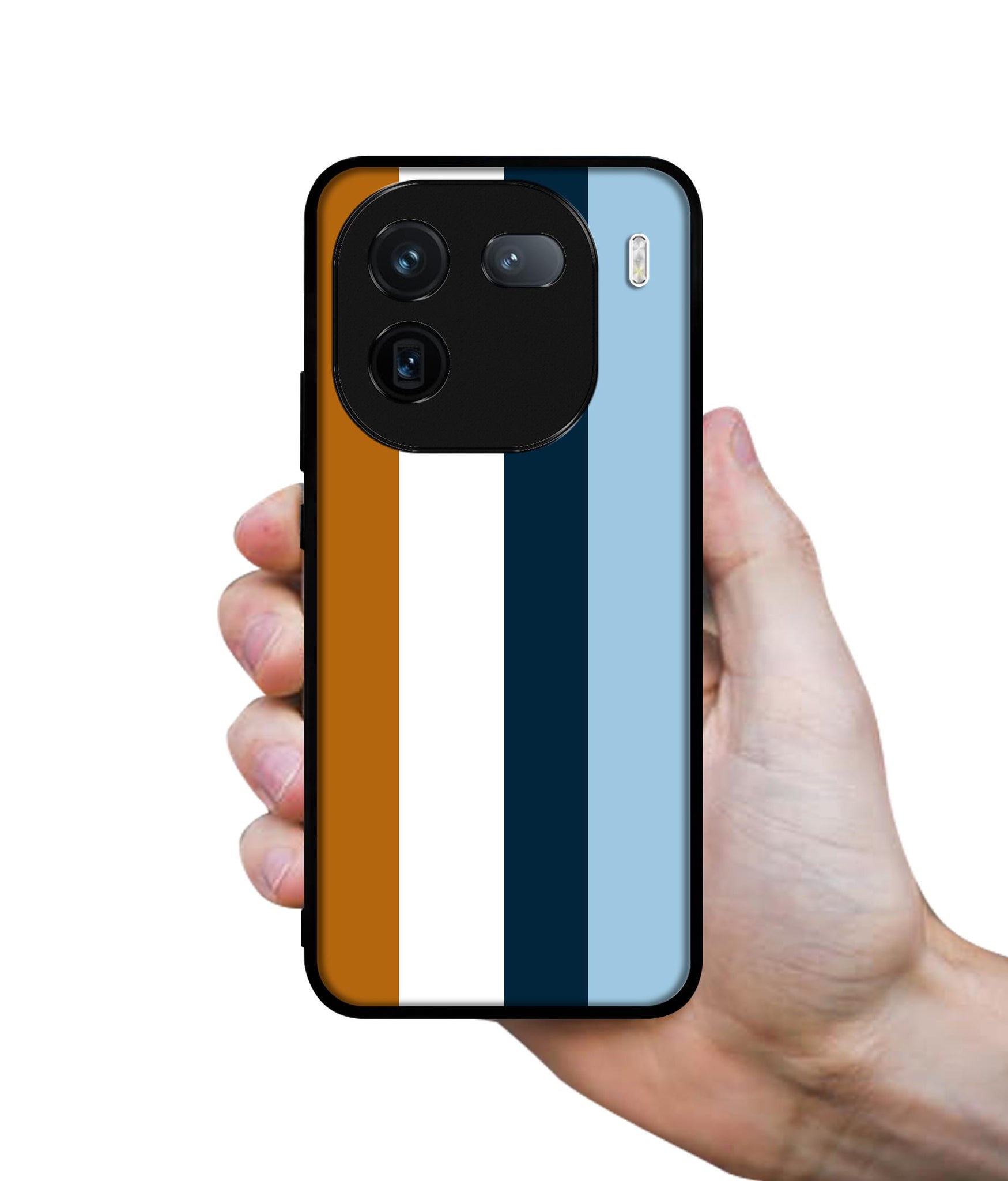 Color Stripes Designer 2D Printed Back Case Cover for iQOO 12 5G