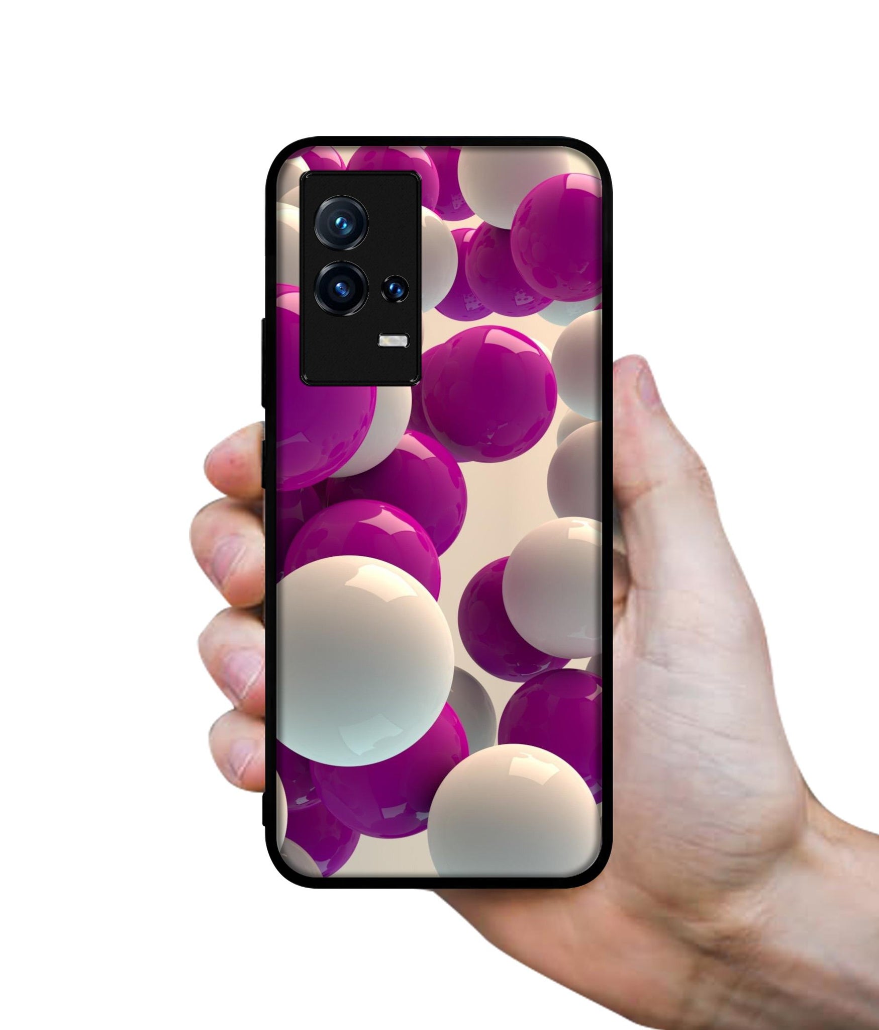 3D Balloons Designer 2D Printed Back Case Cover for iQOO 9 5G