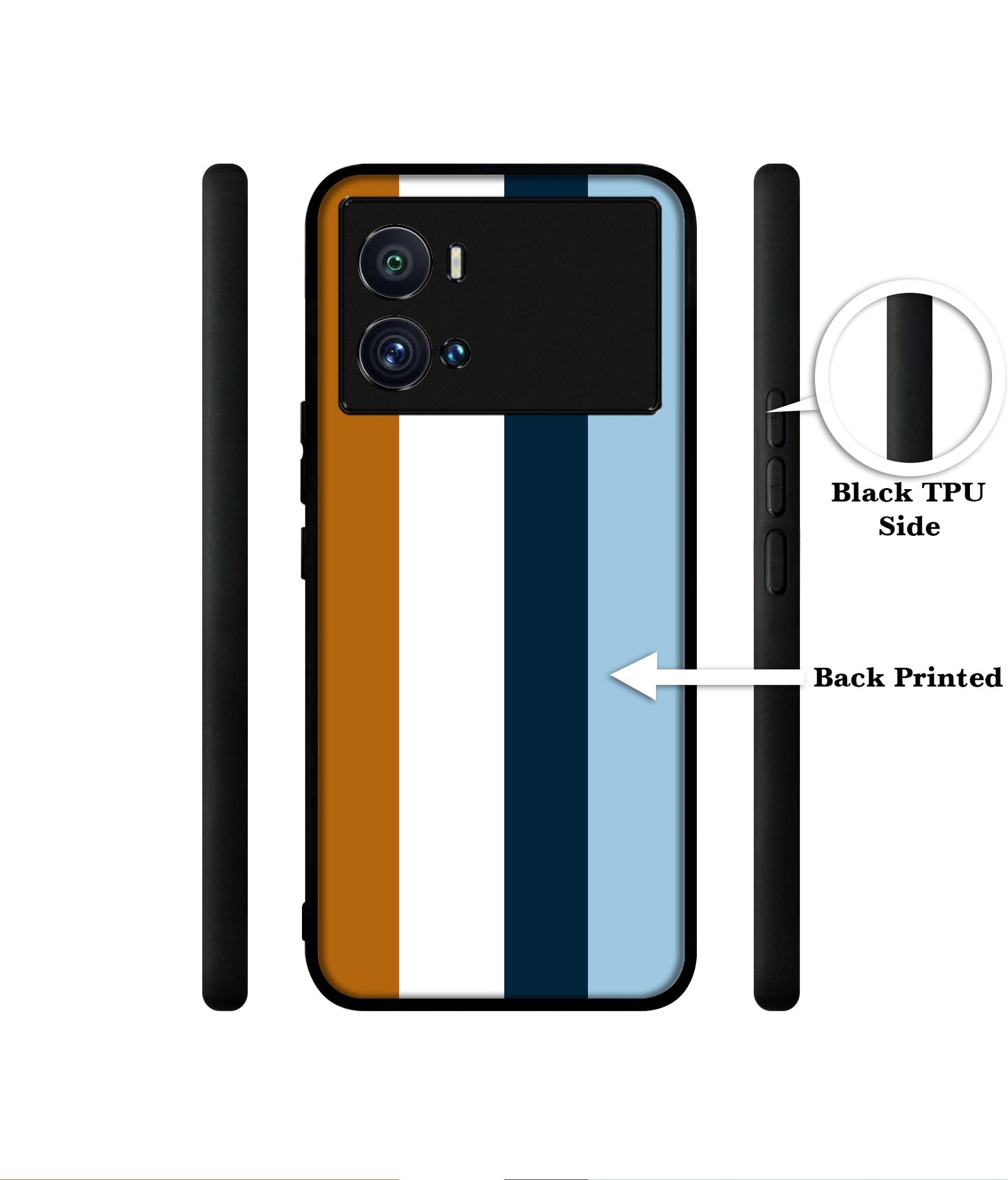 Color Stripes Designer 2D Printed Back Case Cover for iQOO 9 Pro 5G