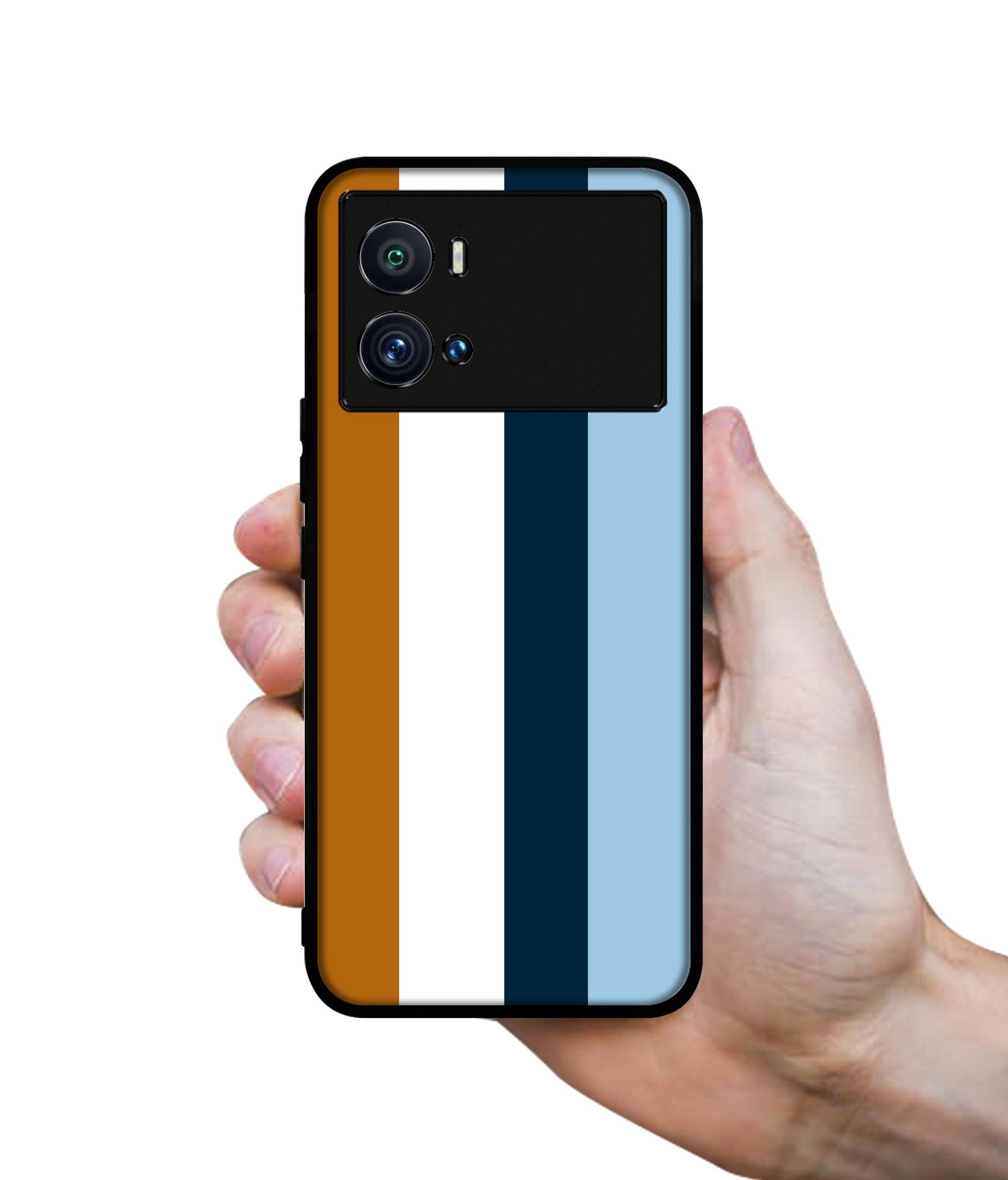 Color Stripes Designer 2D Printed Back Case Cover for iQOO 9 Pro 5G