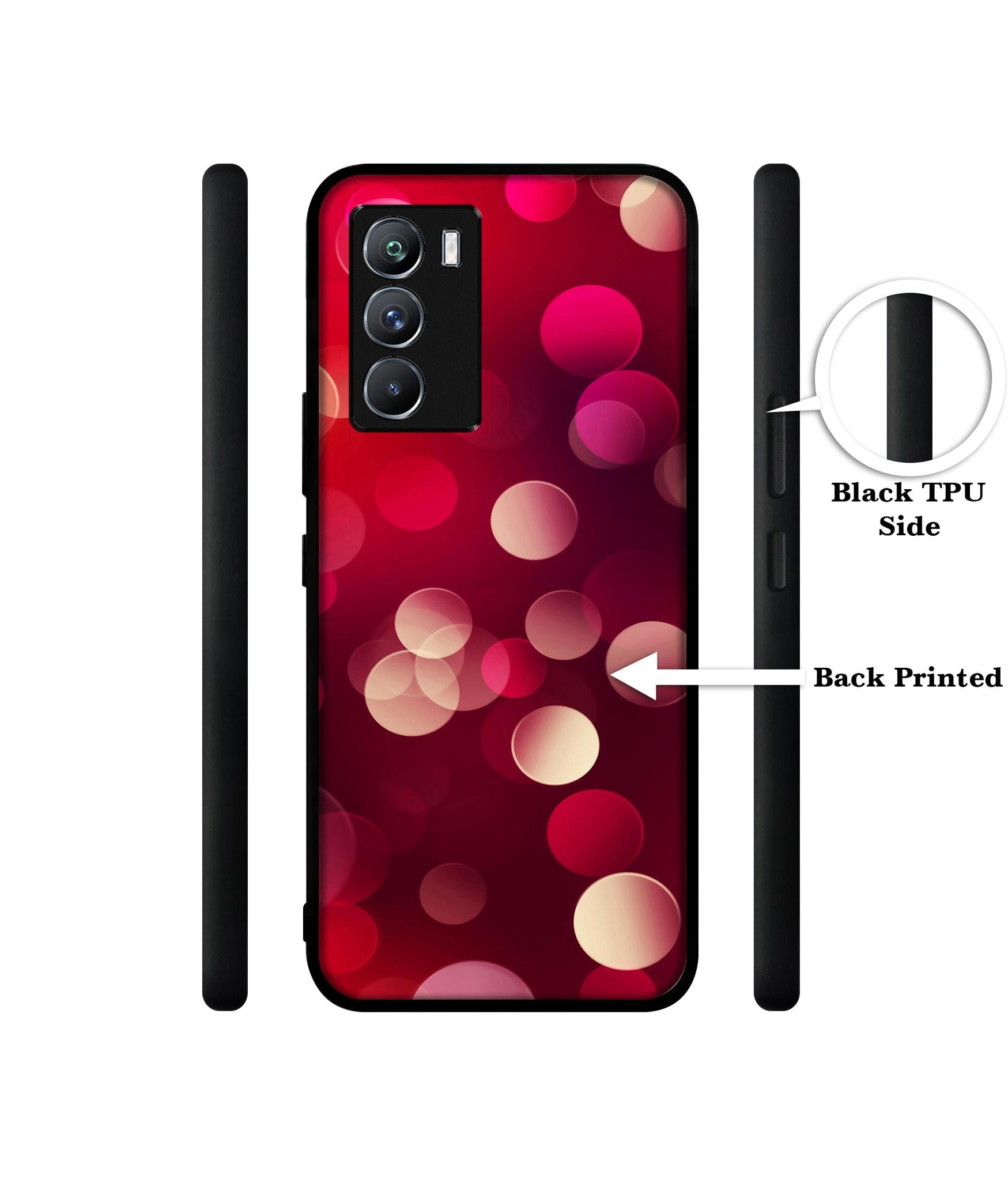 3D Circles Designer 2D Printed Back Case Cover for iQOO 9 SE 5G / Neo 5s 5G