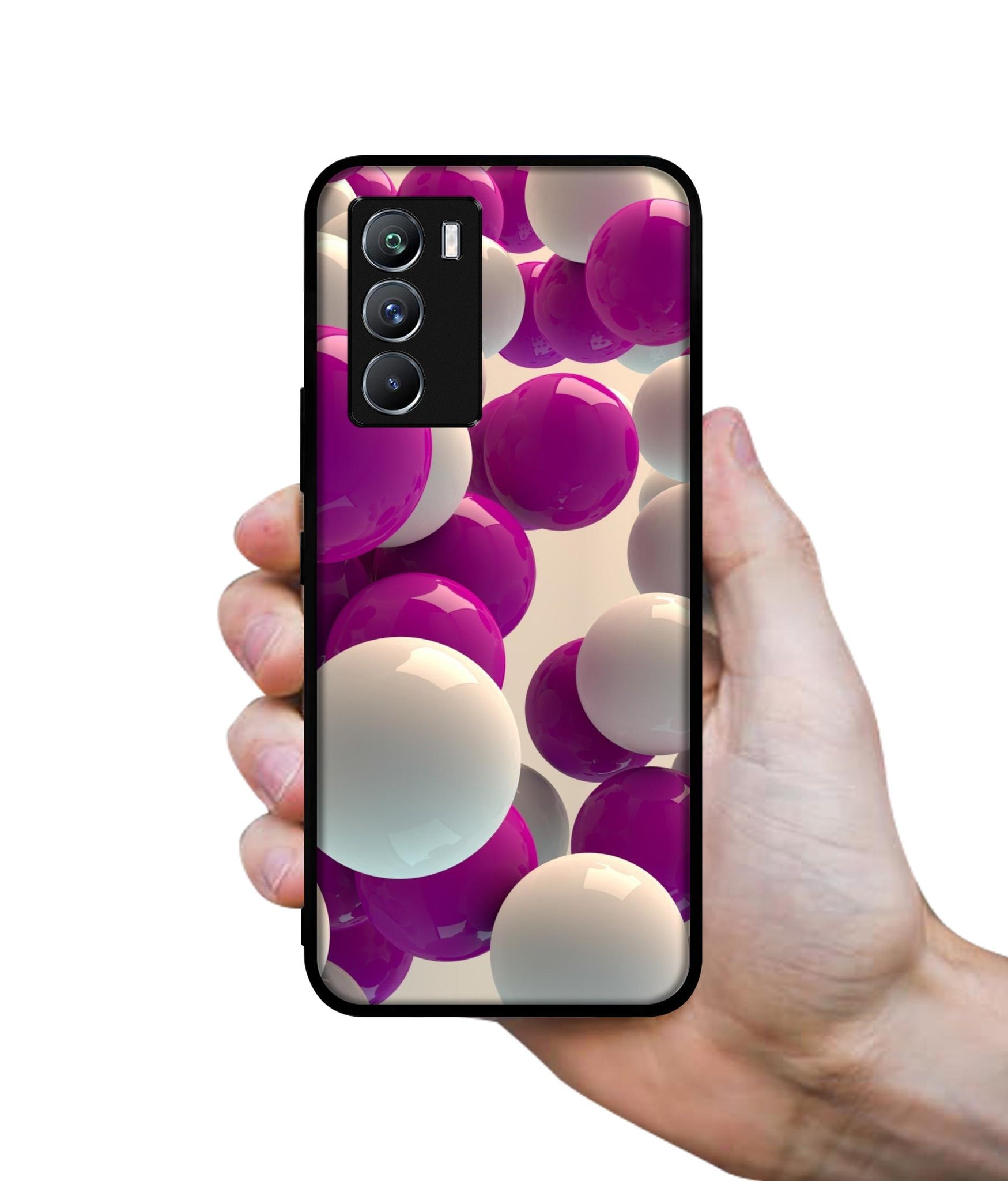 3D Balloons Designer 2D Printed Back Case Cover for iQOO 9 SE 5G / Neo 5s 5G