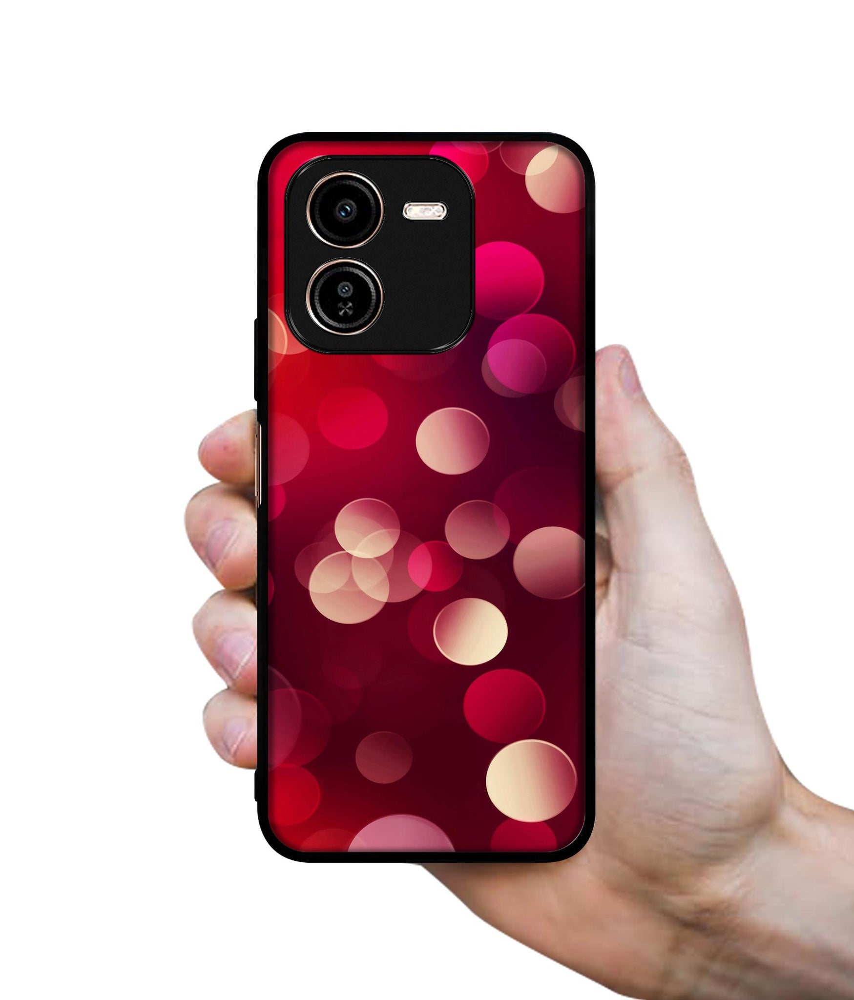 3D Circles Designer 2D Printed Back Case Cover for iQOO Z9x 5G / Vivo Y37 Pro 5G