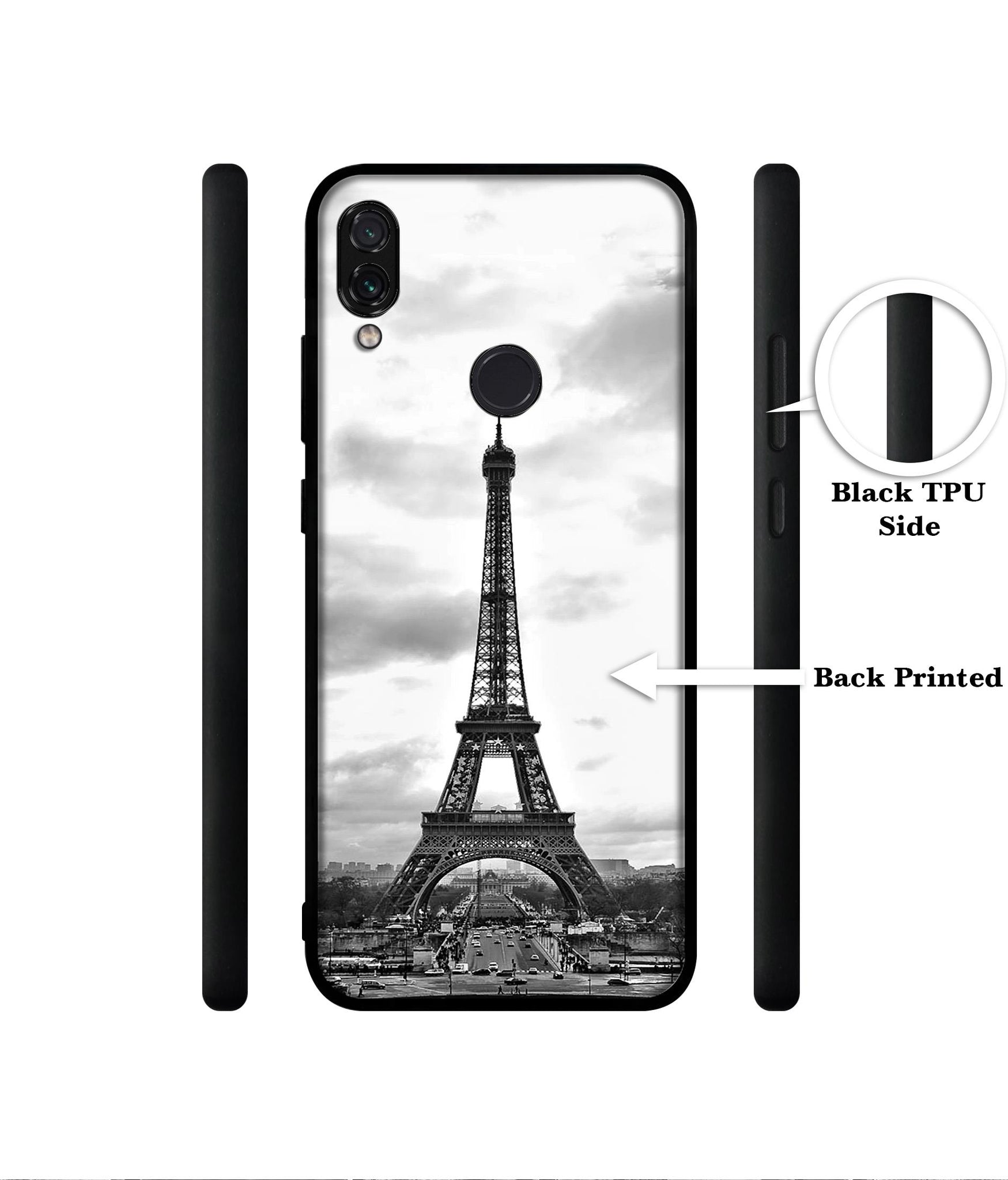 Eiffel Tower Designer 2D Printed Back Case Cover for Mi Redmi Note 7 4G / Note 7 Pro 4G / Note 7S 4G