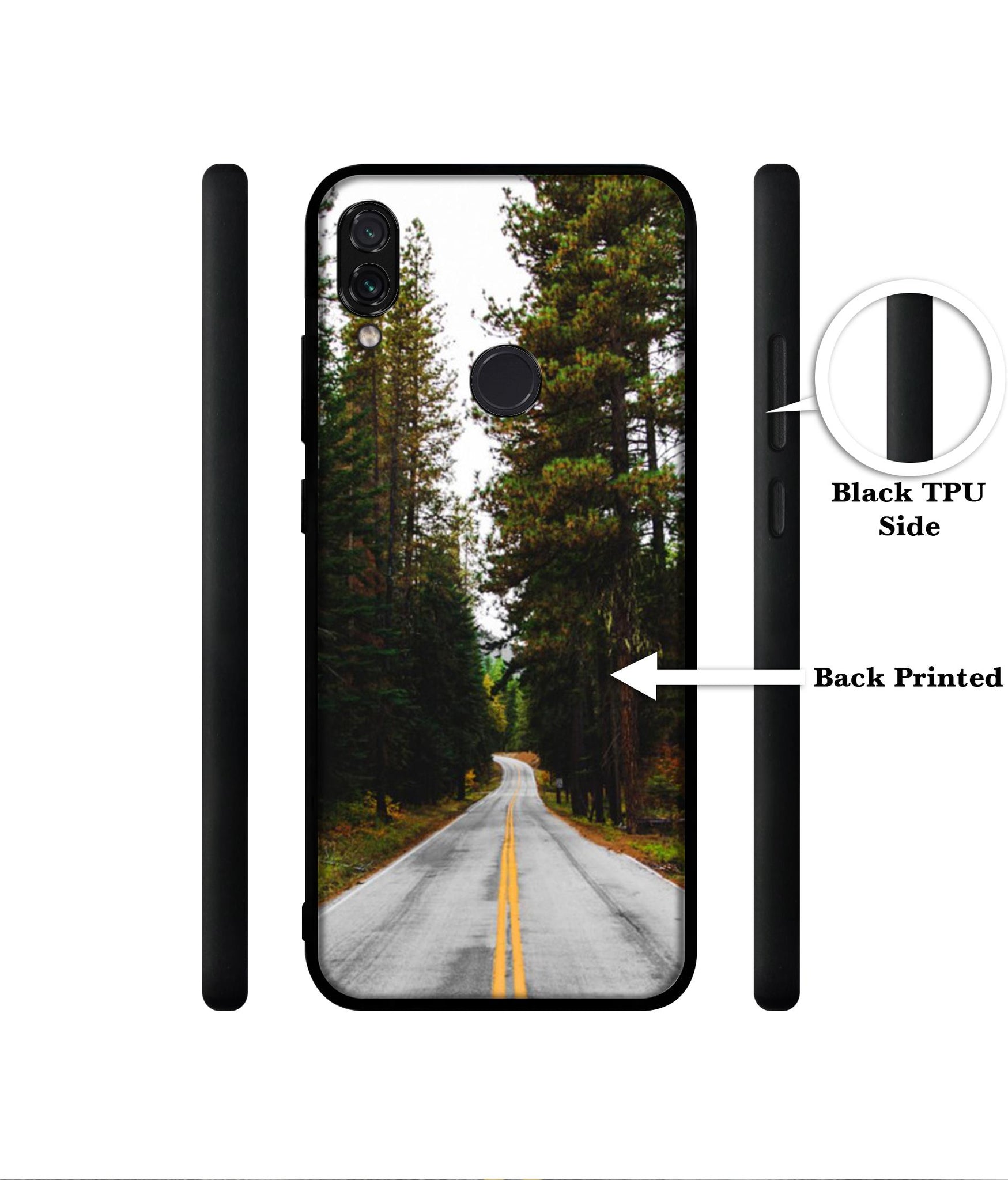 Road Photo Designer 2D Printed Back Case Cover for Mi Redmi Note 7 4G / Note 7 Pro 4G / Note 7S 4G