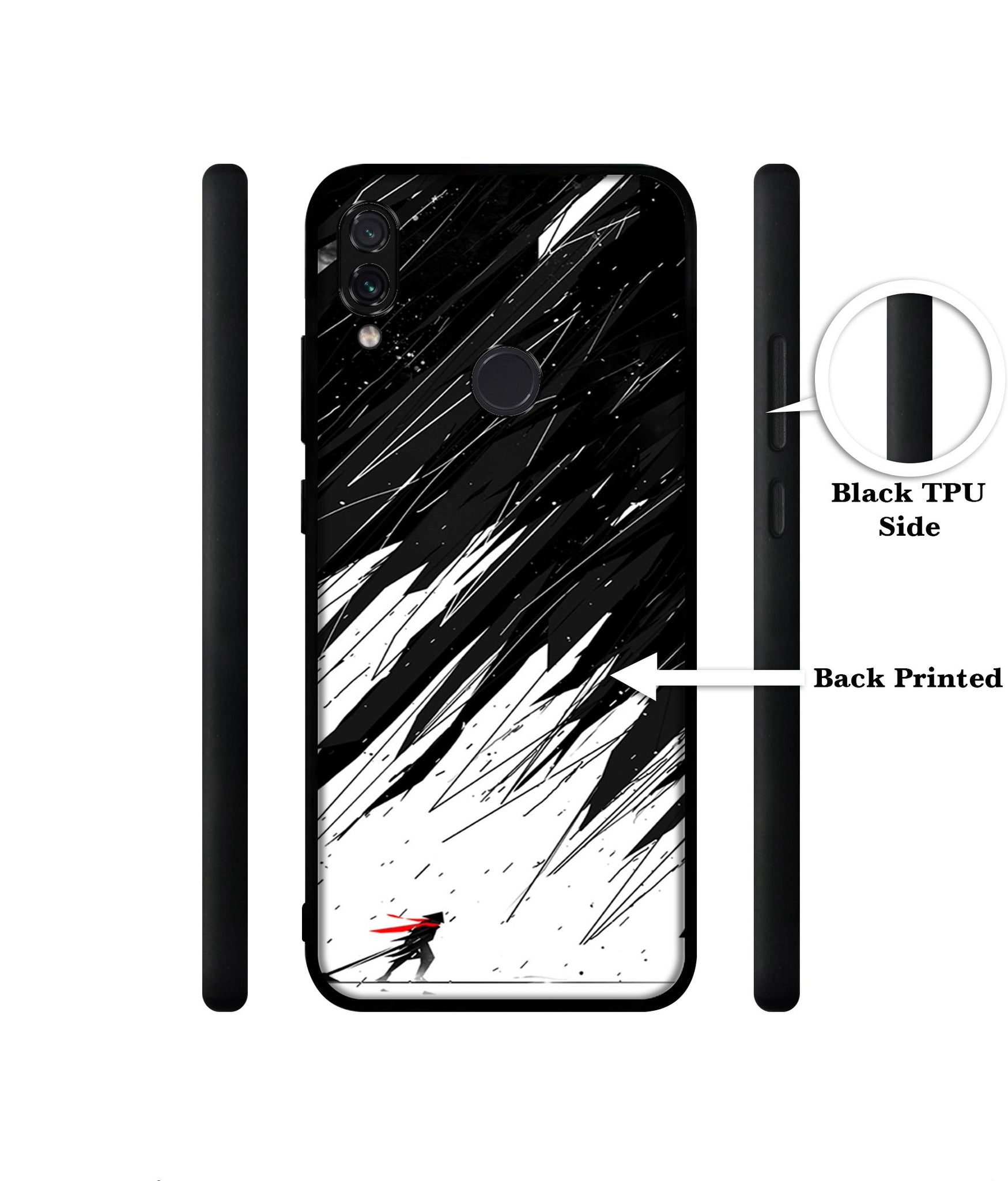 Geometric Strom Designer 2D Printed Back Case Cover for Mi Redmi Note 7 4G / Note 7 Pro 4G / Note 7S 4G