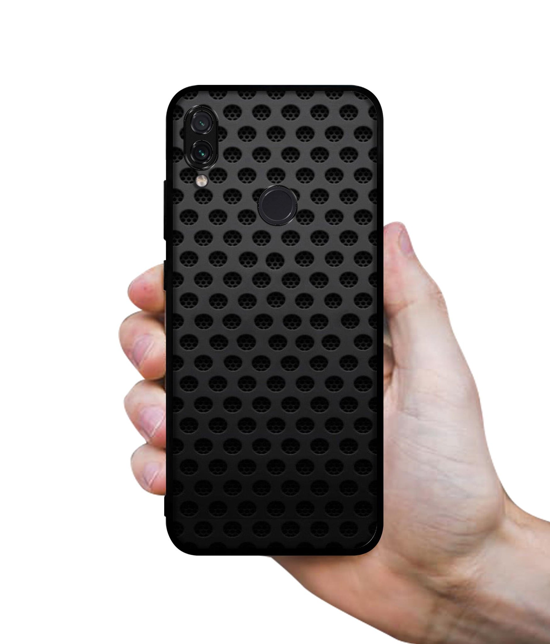 Black Circle Designer 2D Printed Back Case Cover for Mi Redmi Note 7 4G / Note 7 Pro 4G / Note 7S 4G