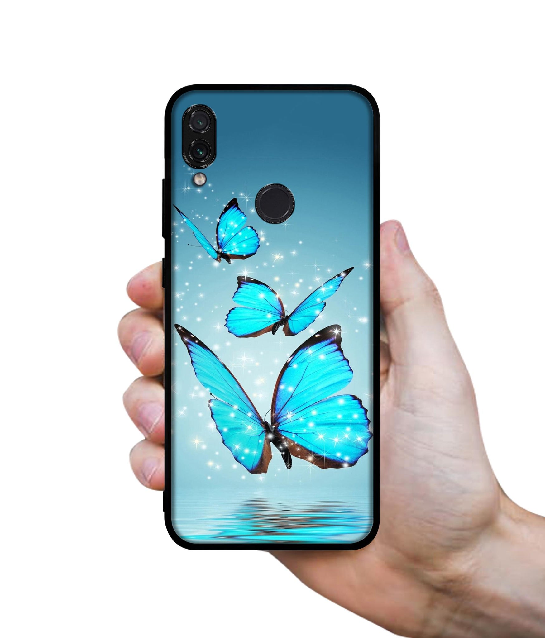 Flying Butterflies Designer 2D Printed Back Case Cover for Mi Redmi Note 7 4G / Note 7 Pro 4G / Note 7S 4G