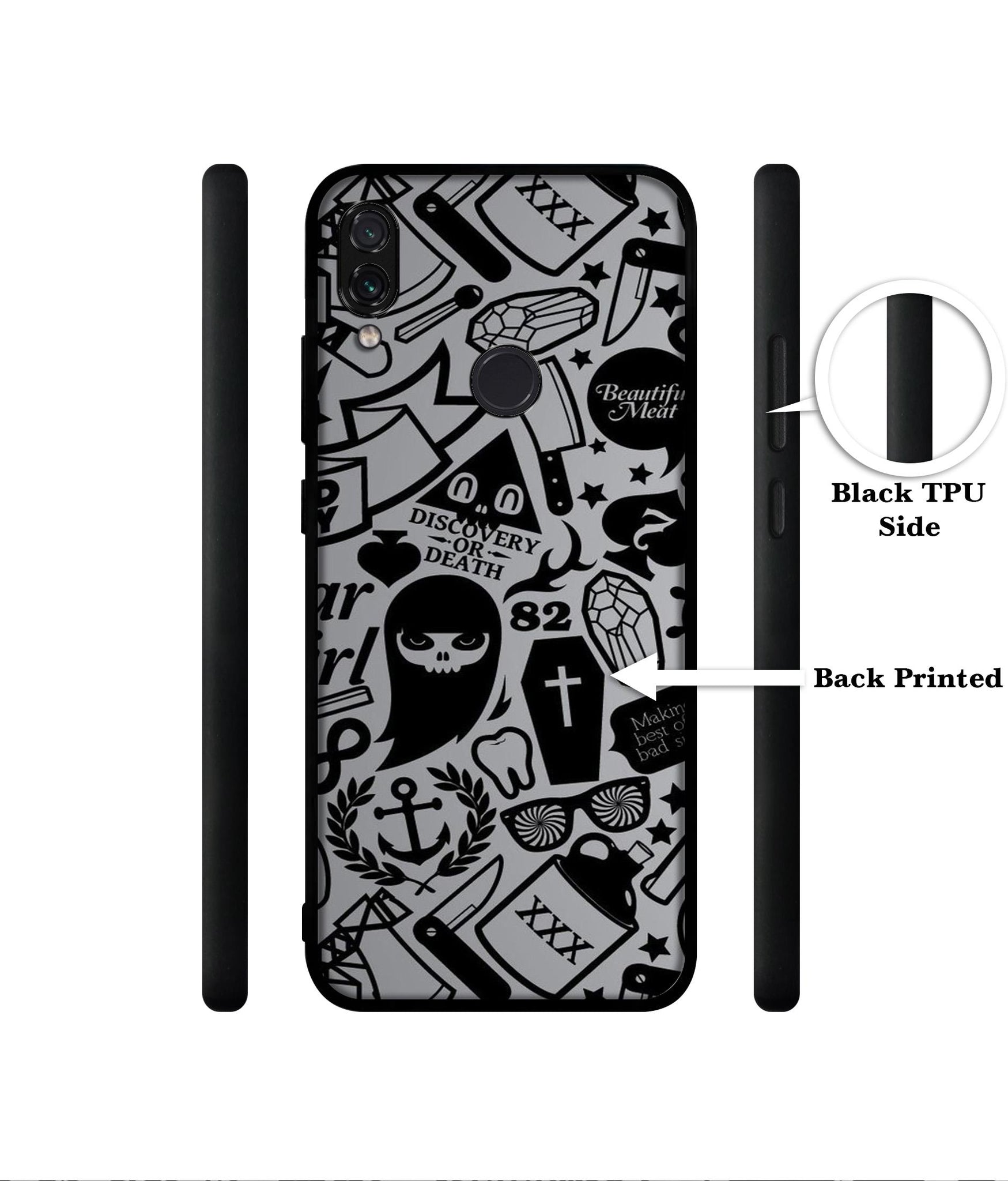 Discover Or Death Designer 2D Printed Back Case Cover for Mi Redmi Note 7 4G / Note 7 Pro 4G / Note 7S 4G