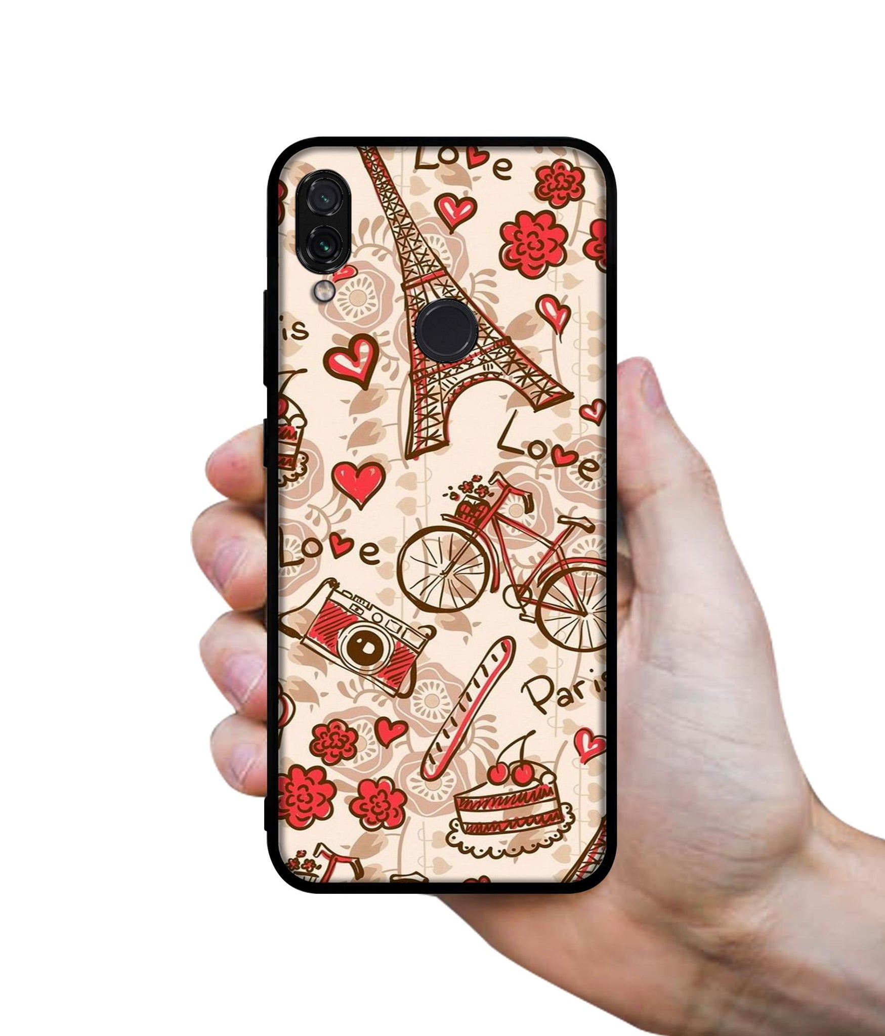 Vintage Paris Designer 2D Printed Back Case Cover for Mi Redmi Note 7 4G / Note 7 Pro 4G / Note 7S 4G