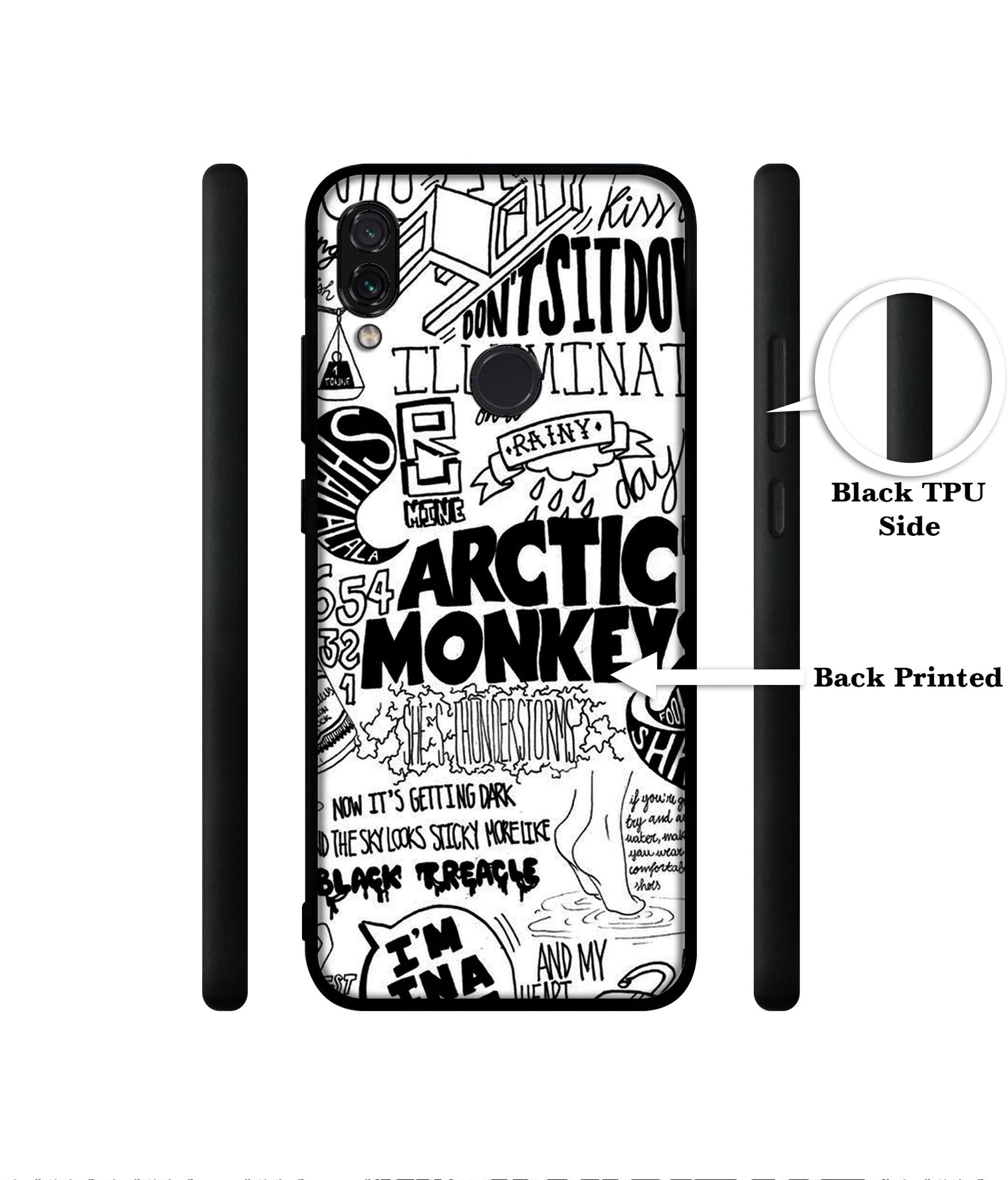 Arctic Monkeys Pattern Designer 2D Printed Back Case Cover for Mi Redmi Note 7 4G / Note 7 Pro 4G / Note 7S 4G