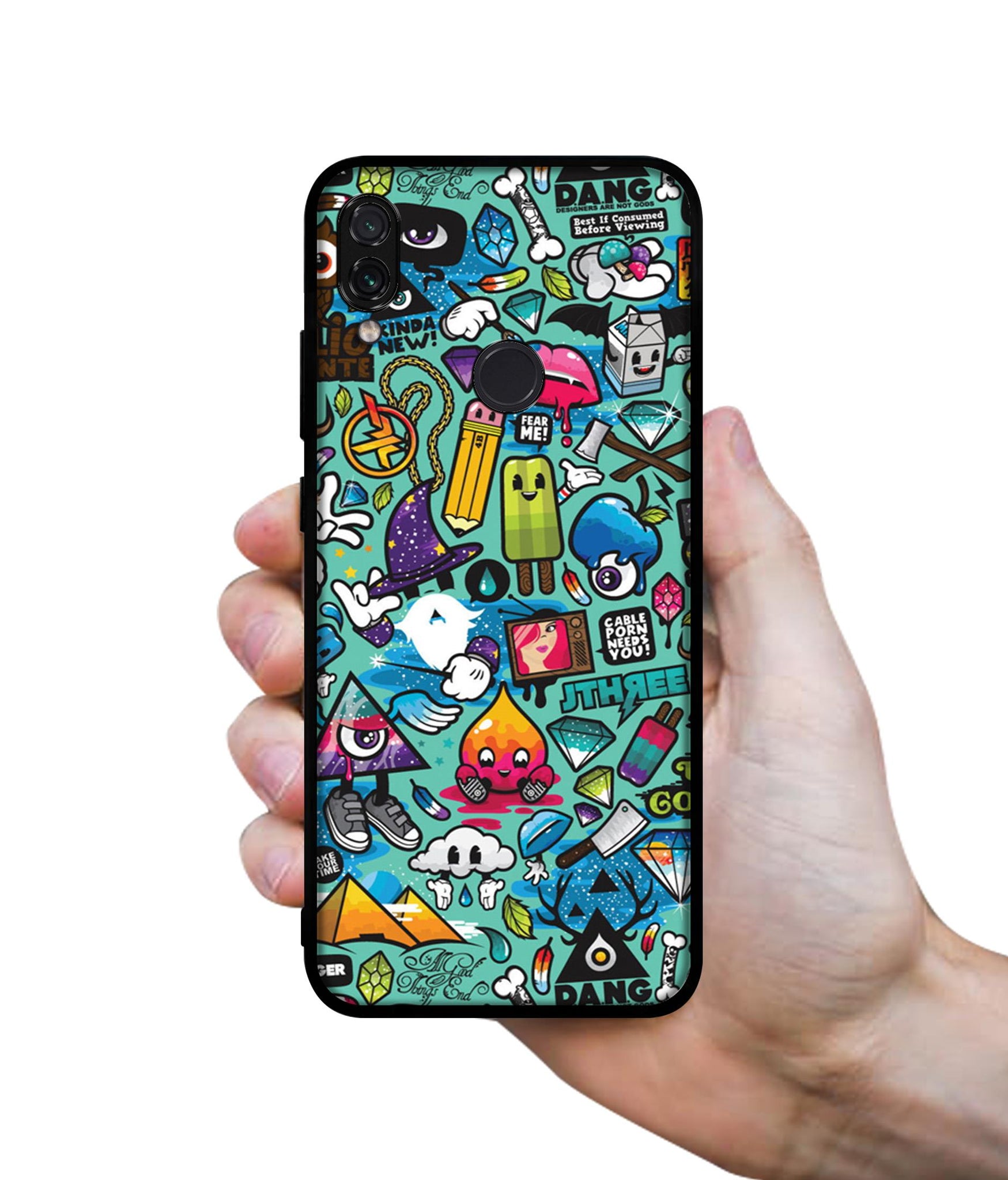 Crazy Designer 2D Printed Back Case Cover for Mi Redmi Note 7 4G / Note 7 Pro 4G / Note 7S 4G