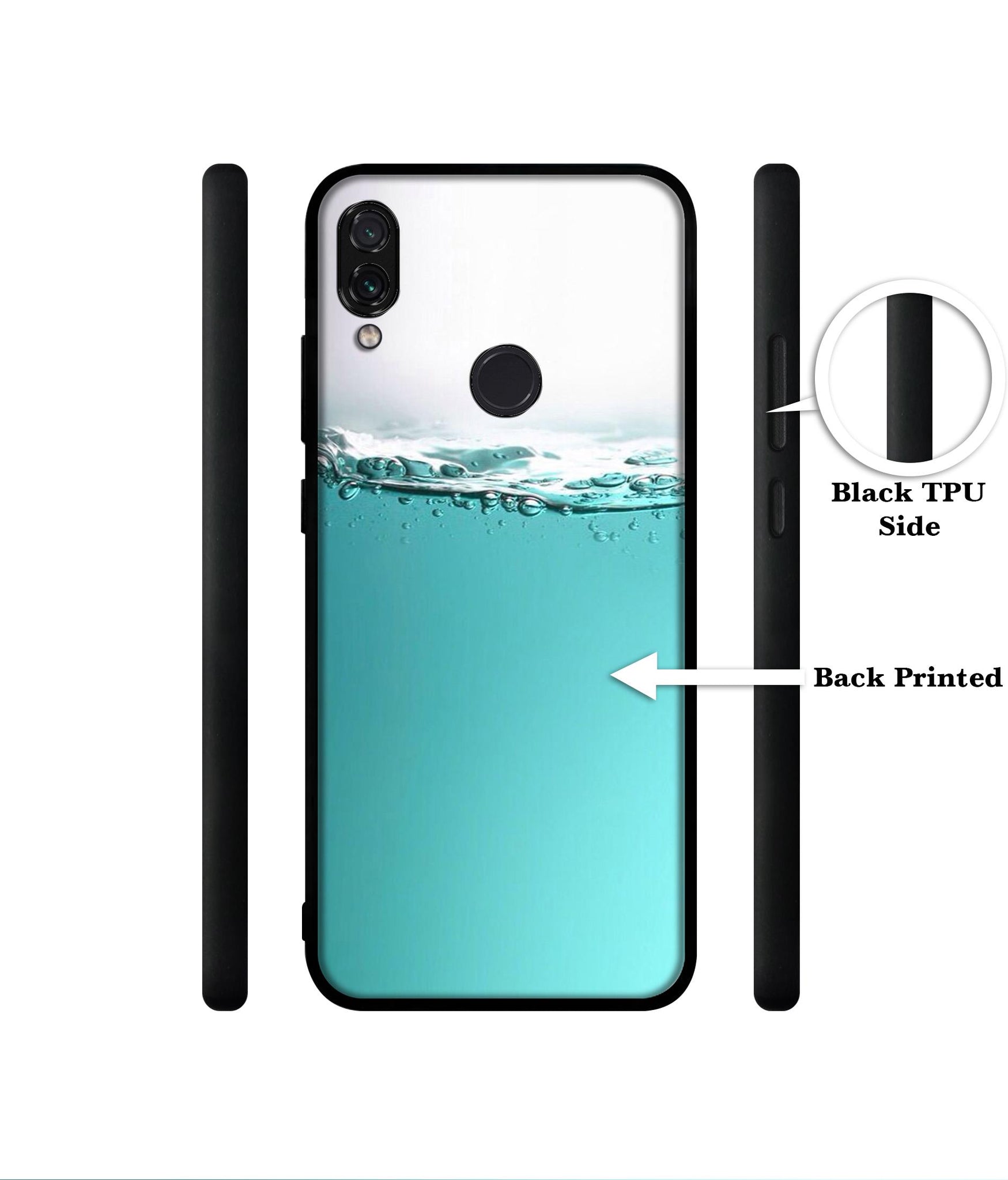 Half Fill Designer 2D Printed Back Case Cover for Mi Redmi Note 7 4G / Note 7 Pro 4G / Note 7S 4G